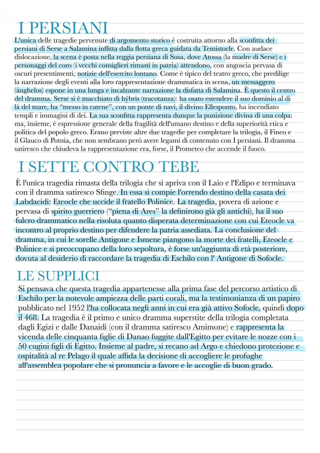 # Tragedia greca

Il Teatro
↓
deriva dalle
danze dedicate
a DIOMISO

个
nell' ANTICA
GRECIA

FORTE
PARTEUPAZIONE
→ ATTIVA DI TUTTI
coloro che