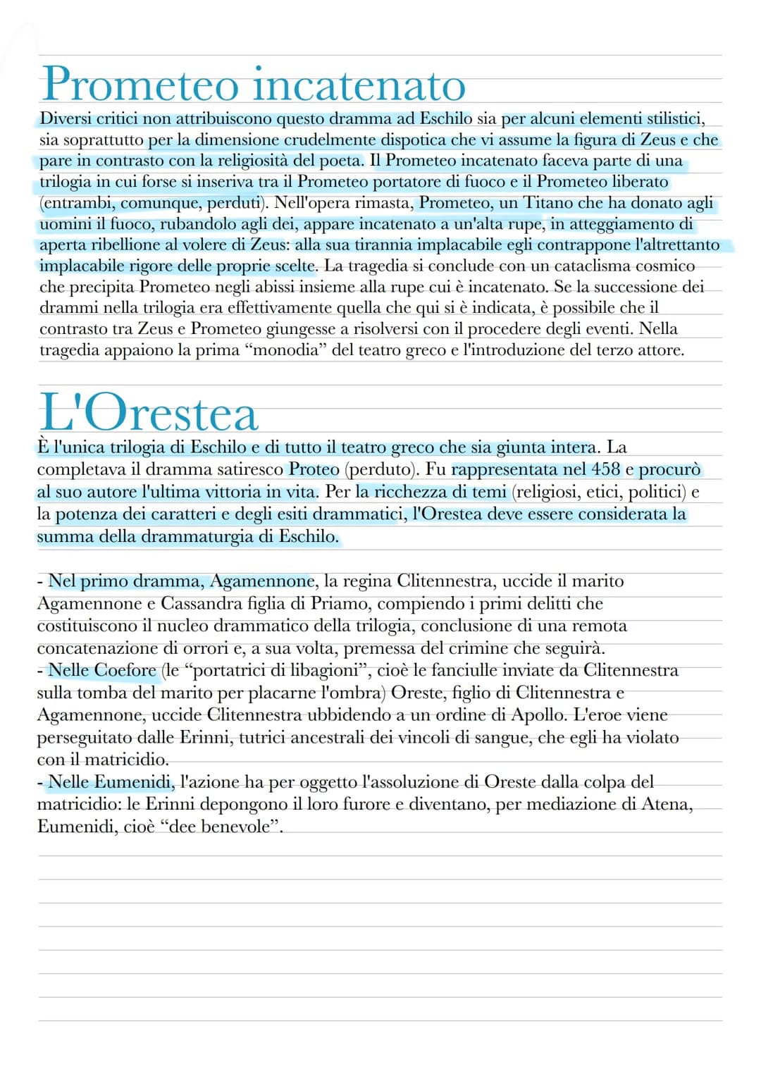 # Tragedia greca

Il Teatro
↓
deriva dalle
danze dedicate
a DIOMISO

个
nell' ANTICA
GRECIA

FORTE
PARTEUPAZIONE
→ ATTIVA DI TUTTI
coloro che