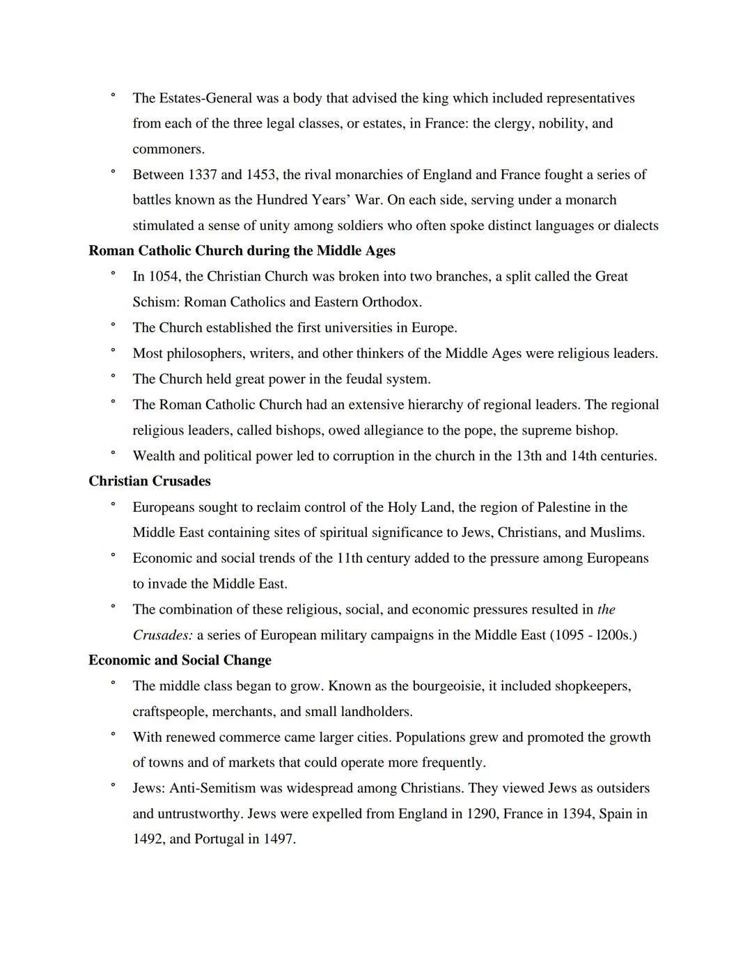 # AP World History Study Guide

## Unit 1: The Global Tapestry

(8%-10% of the AP test) (c. 1200 to c. 1450)

## TOPIC 1.1 Developments in E