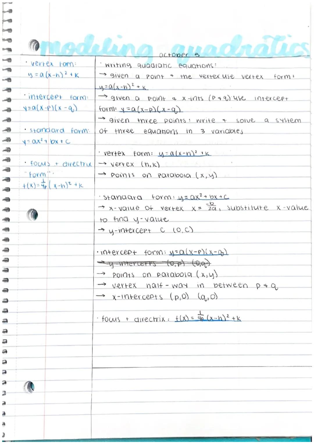 ALGEBRA II

CHARACTERISTICS OF QUADRATIC FUNCTIONS.

exploring properties of Parabolas

an axis of symmetry is a line that divides a Parabol