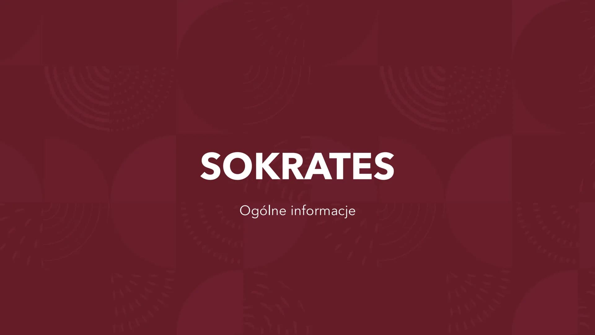 # SOKRATES

Ogólne informacje # ERA PRESOKRATEJSKA # O co chodzi z filozofią przyrody?

"Gdy rozpoczynała się filozofia w Grecji, nauki szcz