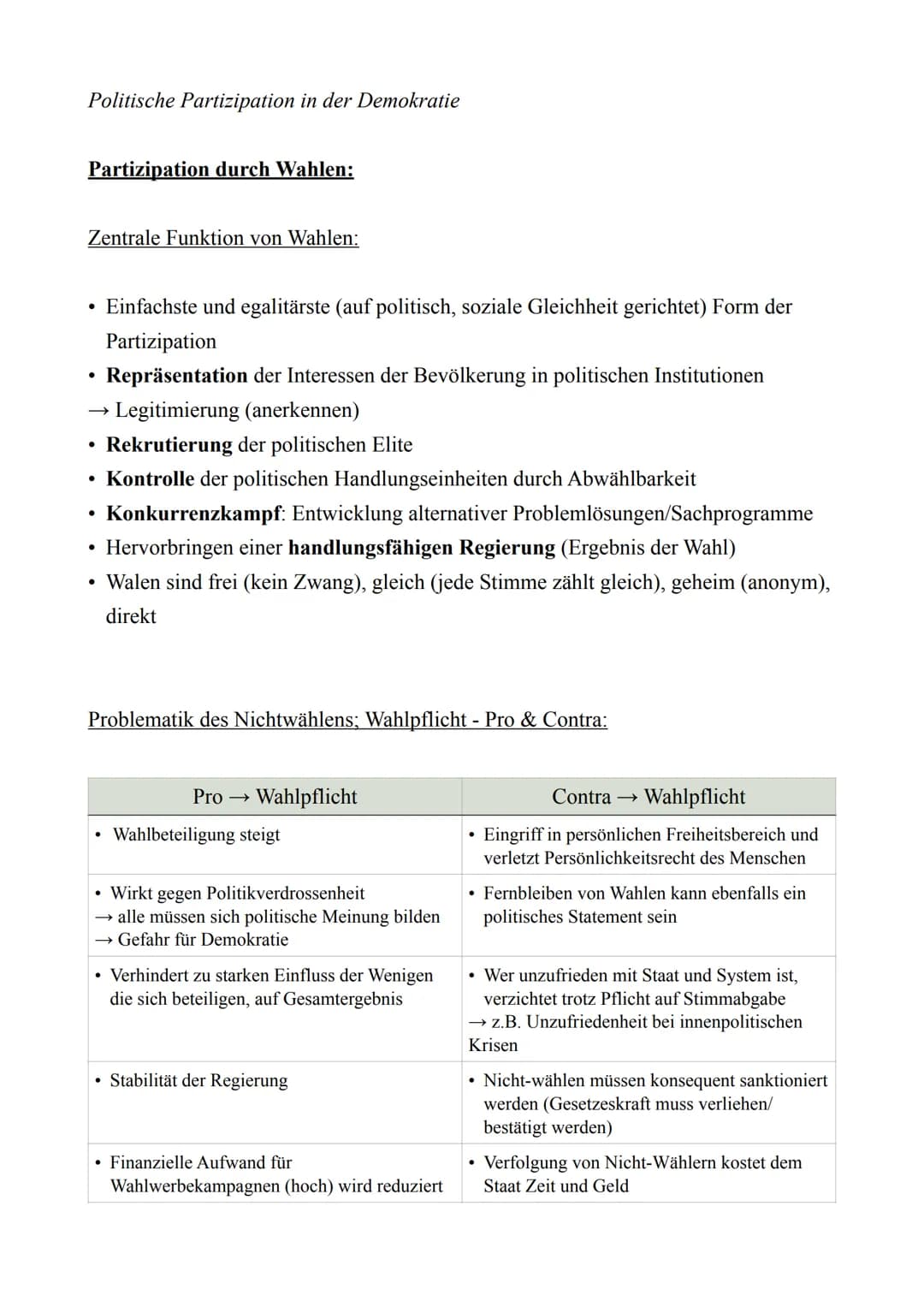 # PoWi LK - Abitur 2022
Lernzettel

12.1.: Politische Partizipation zwischen Anspruch und Wirklichkeit

*Der politische Prozess*

Dimensione