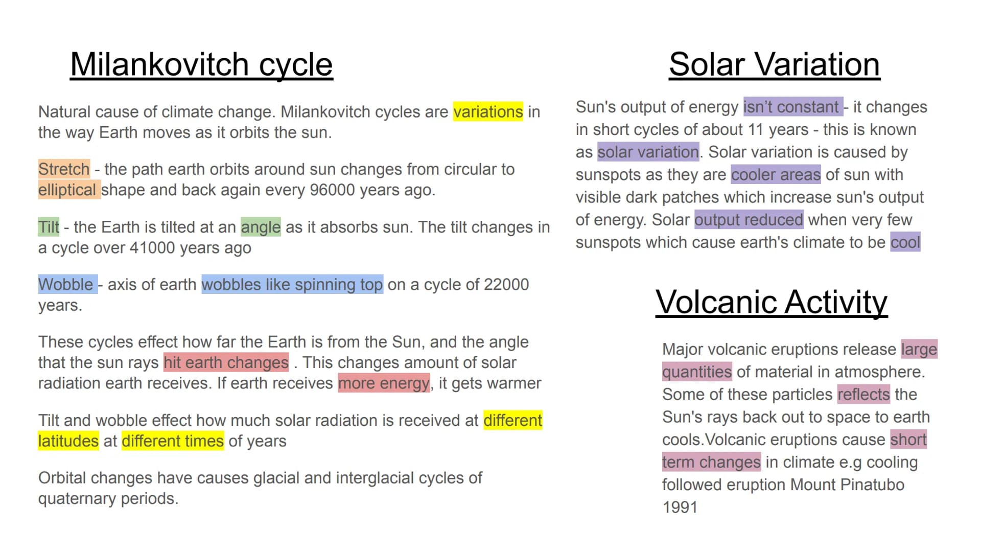 # Weather and climate notes Sun heats earth unevenly. Difference in temp causes difference in pressure
Wind blows area of High pressure to A