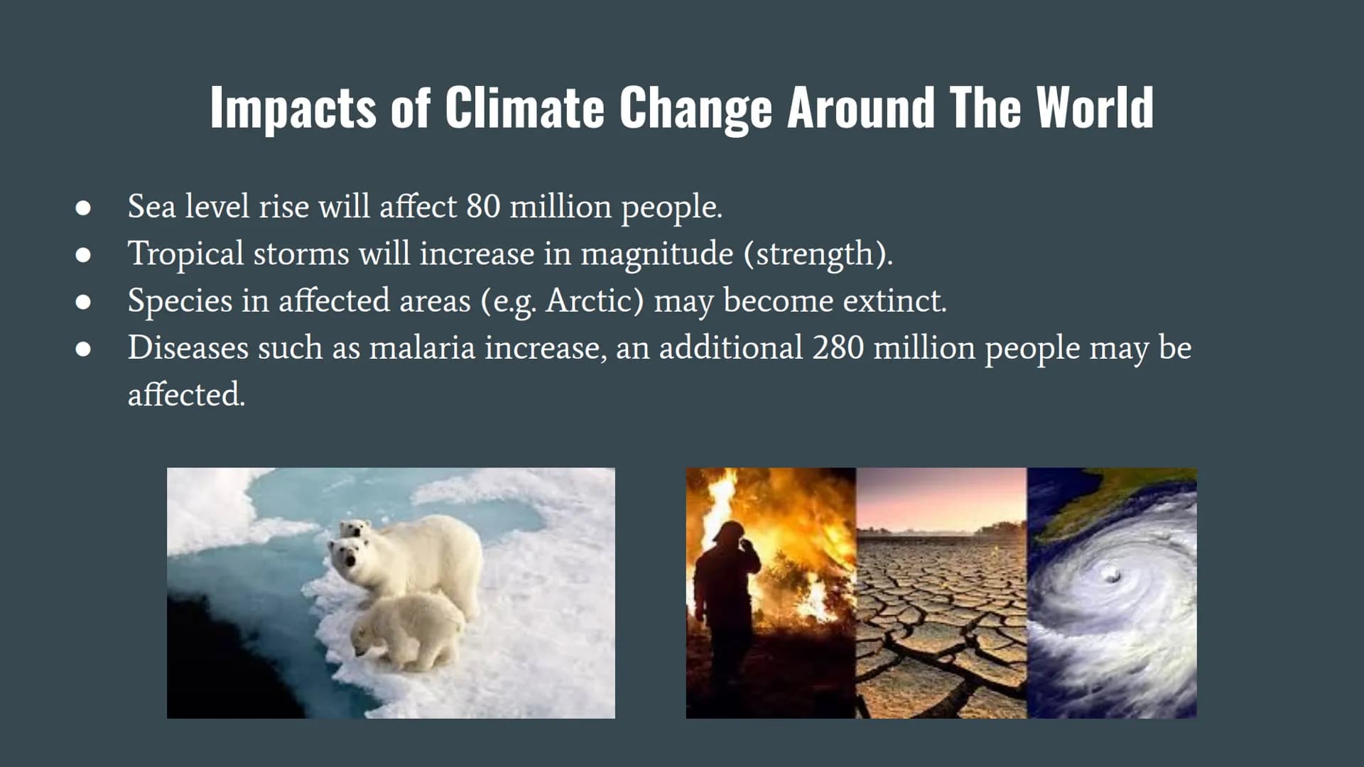 # Climate Change and Global Warming

The global climate has been changing since time began and will continue to change
into the future. The 