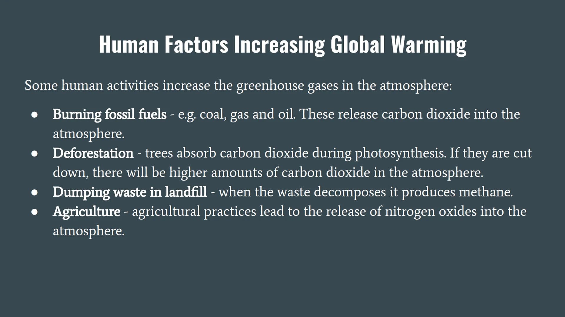 # Climate Change and Global Warming

The global climate has been changing since time began and will continue to change
into the future. The 