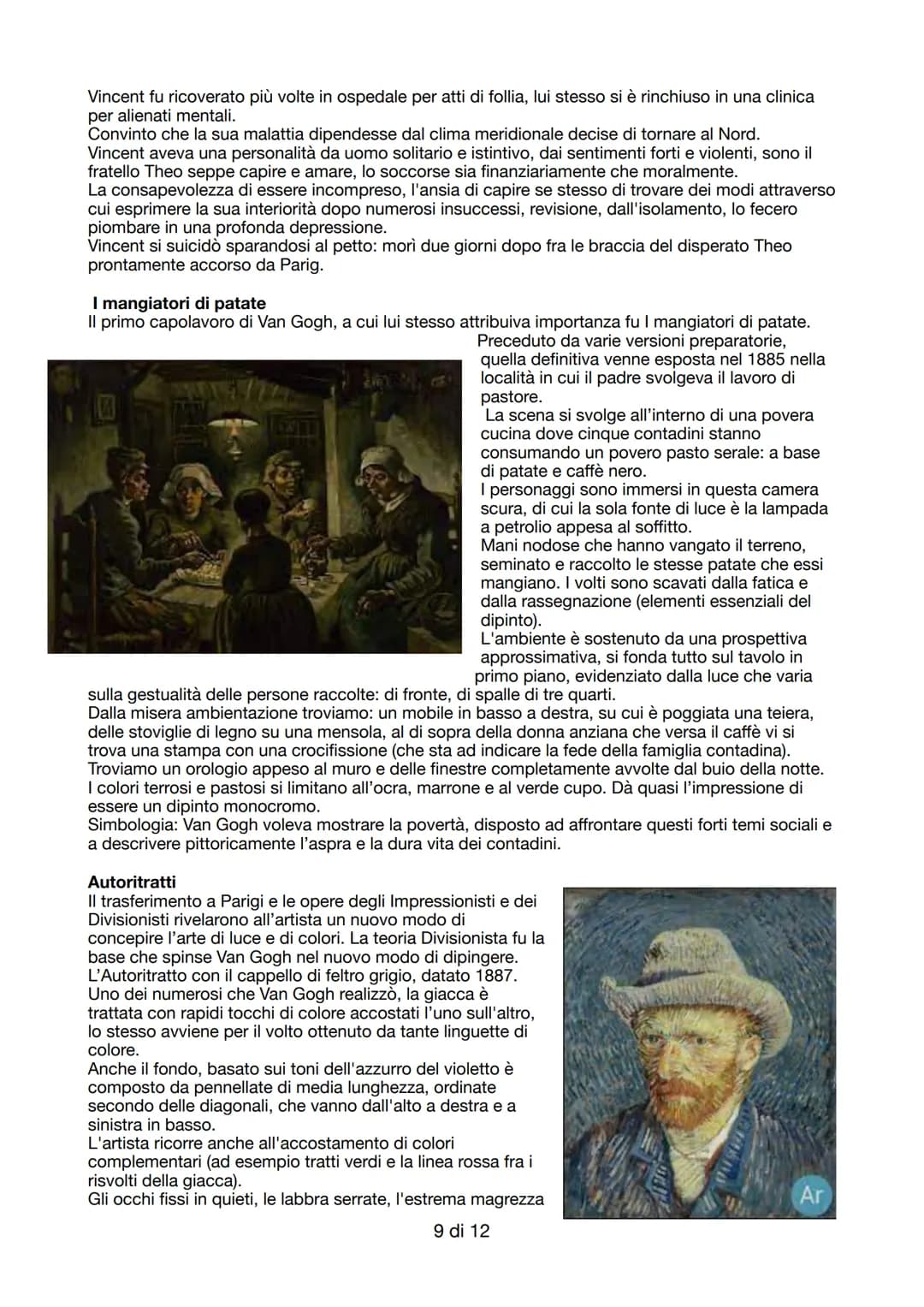 # L'IMPRESSIONISMO
L'impressionismo nasce in Francia, e fece della resa formale della percezione della vista della
proprio ricerca. Principa
