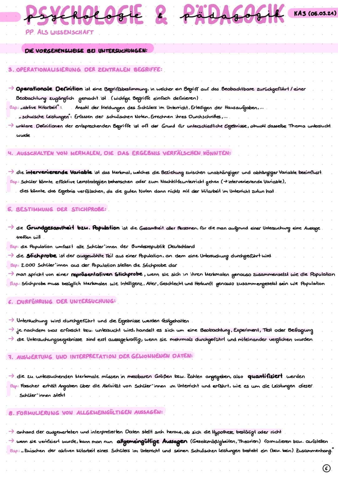 # psychologie & pädagogik KA3 (06.03.21)
PP. ALS WISSENSCHAFT

GEGENSTAND DER PSYCHOLOGIE:

Psychologie ist die Wissenschaft vom Verhalten u
