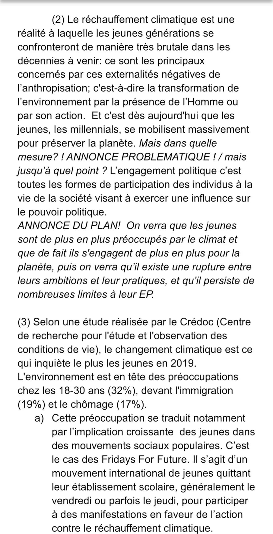 Grand oral

SES et Géopo
Comment la question de l'environnement a
poussé les jeunes à s'engager
politiquement ?

Dans quelle mesure la quest