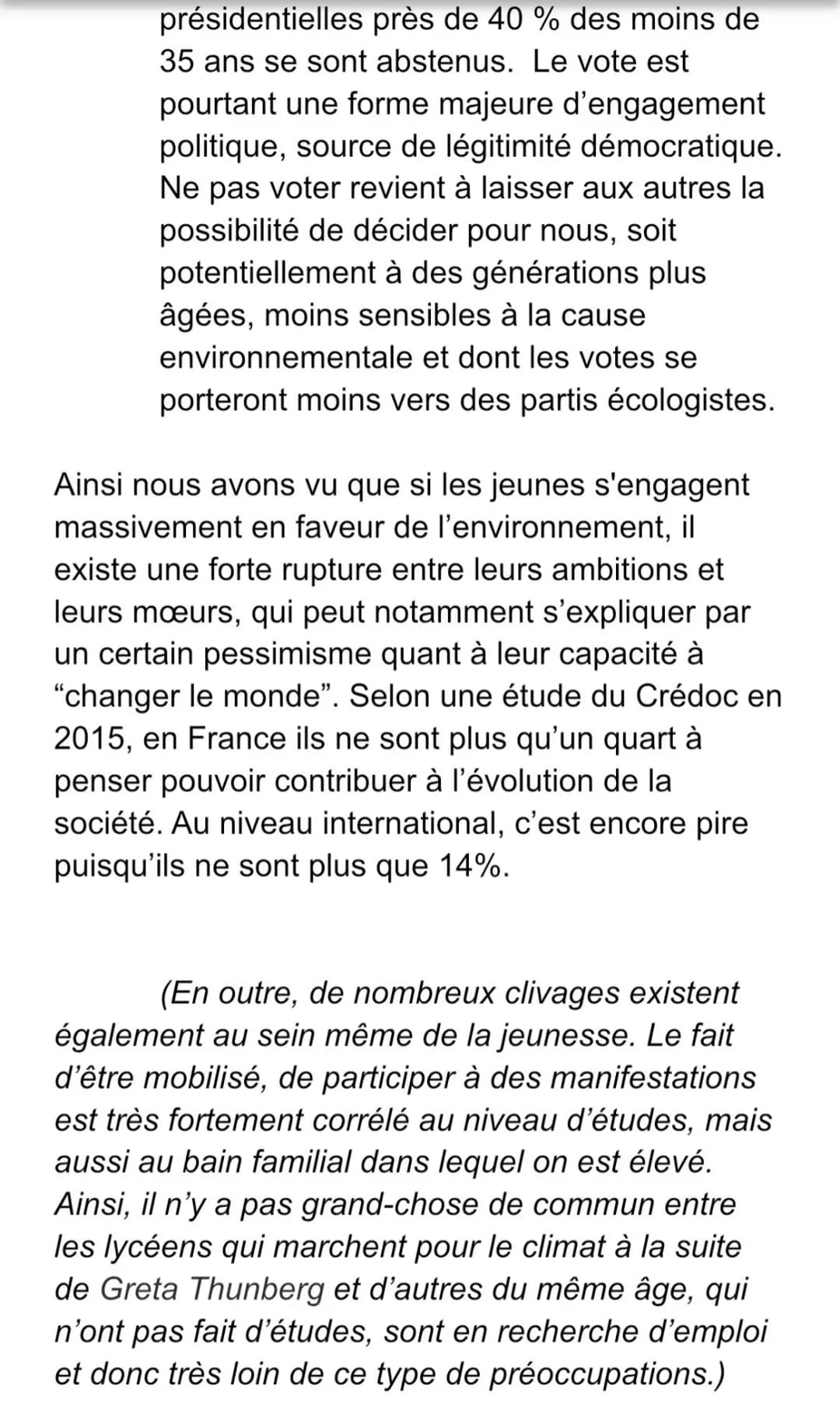 Grand oral

SES et Géopo
Comment la question de l'environnement a
poussé les jeunes à s'engager
politiquement ?

Dans quelle mesure la quest