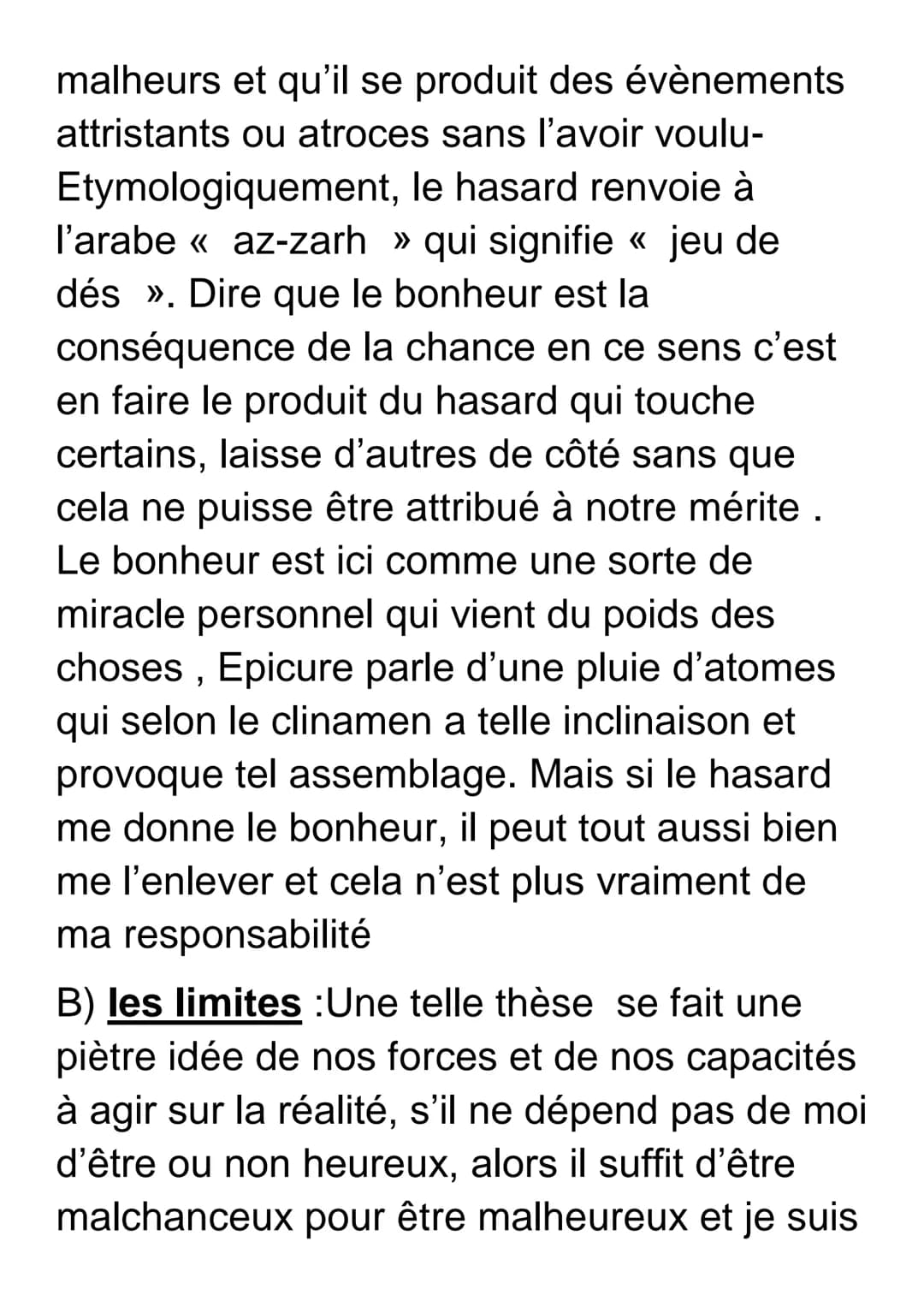 Le bonheur n'est-il qu'une question de
chance? Tous les hommes cherchent le
bonheur même ceux qui vont se pendre »
écrivait Pascal. Ainsi co