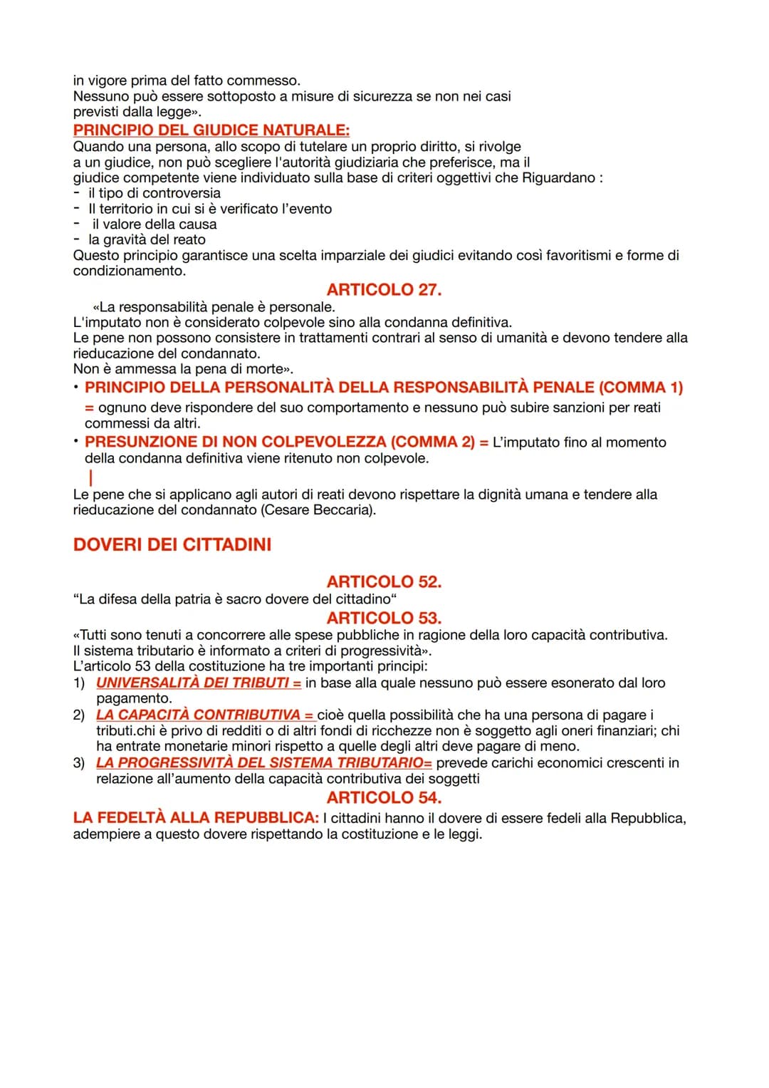 # DIRITTO

# LA COSTITUZIONE ITALIANA
La costituzione italiana è la legge fondamentale dello Stato. Essa fu pronta nell'arco di un anno e
me