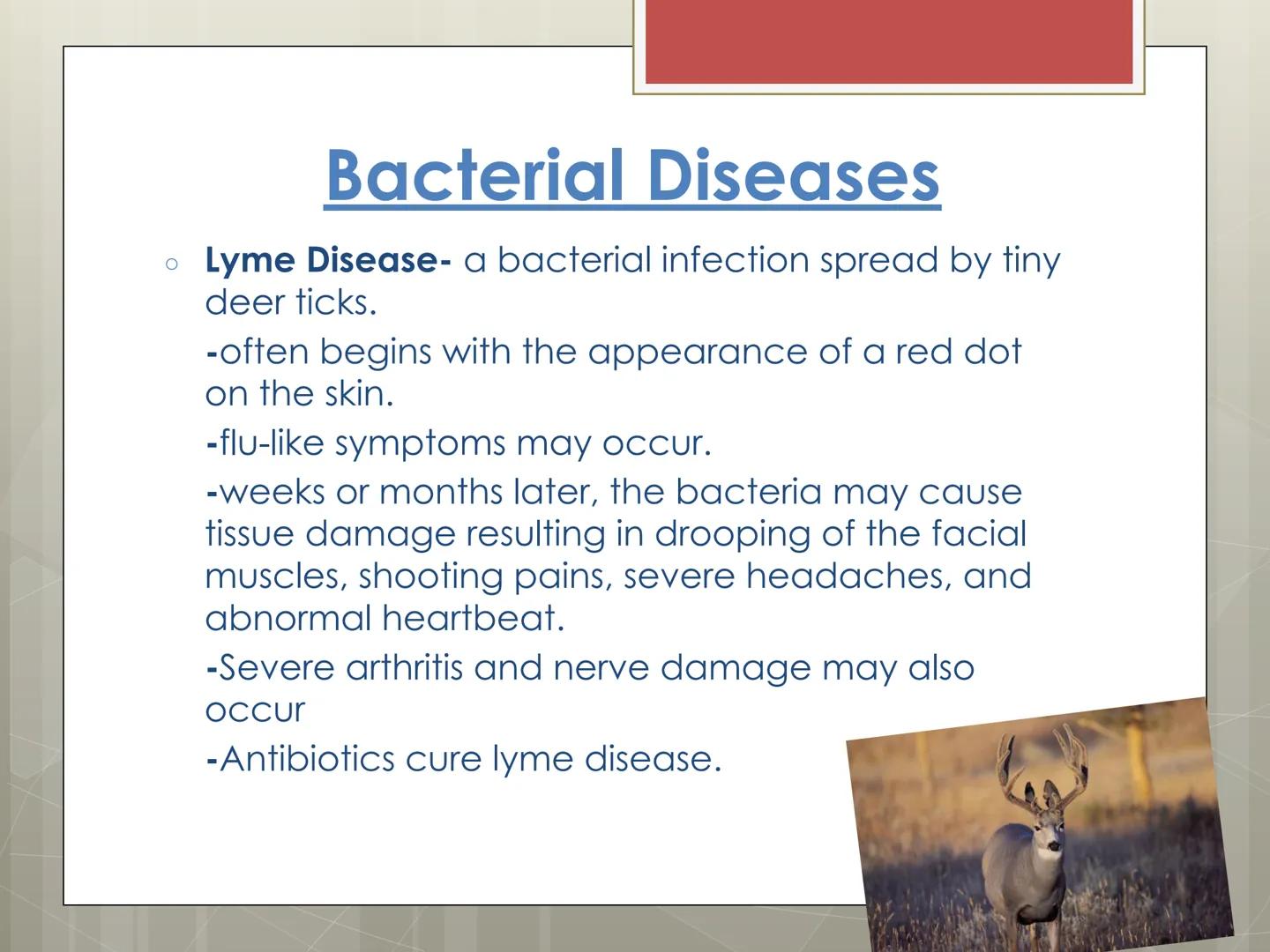 Infectious
Diseases
Chapters 15 and 16 Infectious Disease

*   Diseases caused and transmitted from person to
    person, by microorganisms 
