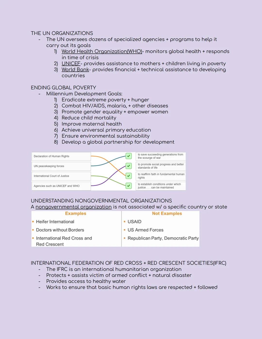 UNIT 6: MODERN GLOBAL SOCIETY

INTERNATIONAL ORGANIZATIONS:

THE UNITED NATIONS(est. 1945)
- The United Nations was formed in 1945 to mainta