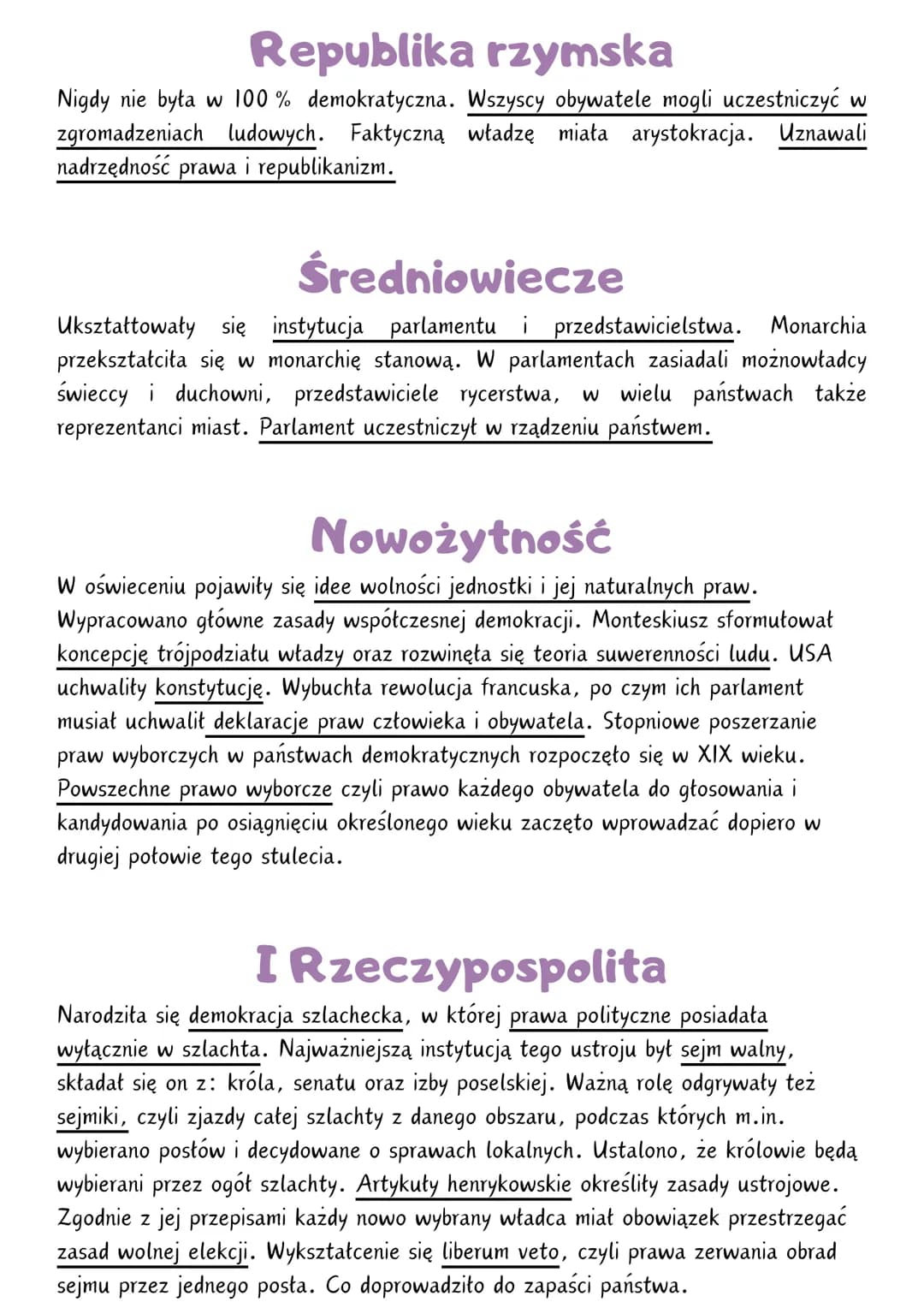 DEMOKRACJA

(z greckiego rządy ludu, ludowładztwo) ustrój polityczny, w którym obywatele mają
prawnie zapewniony udział w sprawowaniu władzy
