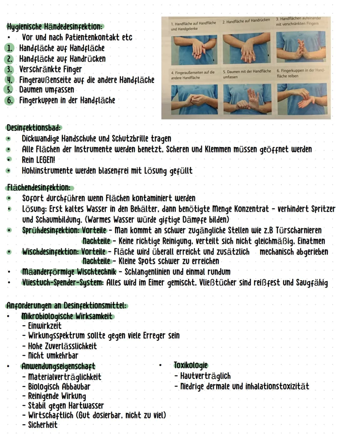 # LERNFELD 3

Inhalte Klassenarbeit

- persönliche Hygiene
- PSA → Kleidungsformen, Handschuhe etc.
- Fachbegriffe erklären/definieren z.B. 
