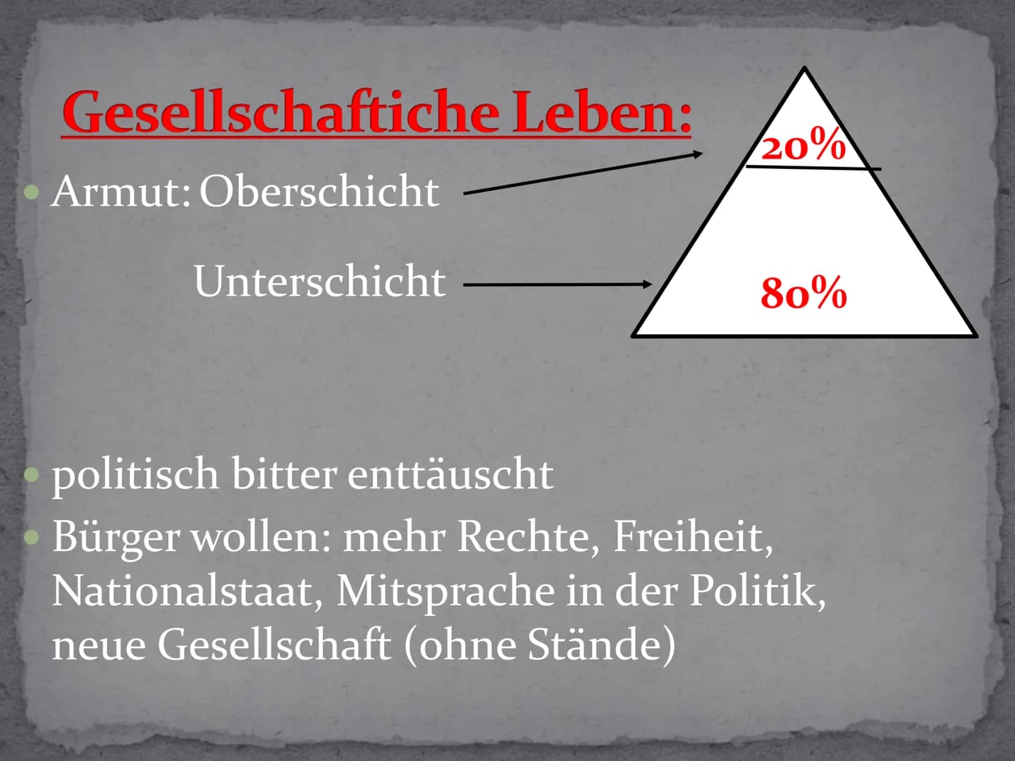 Vormärz Gliederung:
* Allgemeines
* Geschichtlicher Hintergrund
* Gesellschaftliches Leben
* Entwicklung der Literatur
* Wichtige Vertreter 