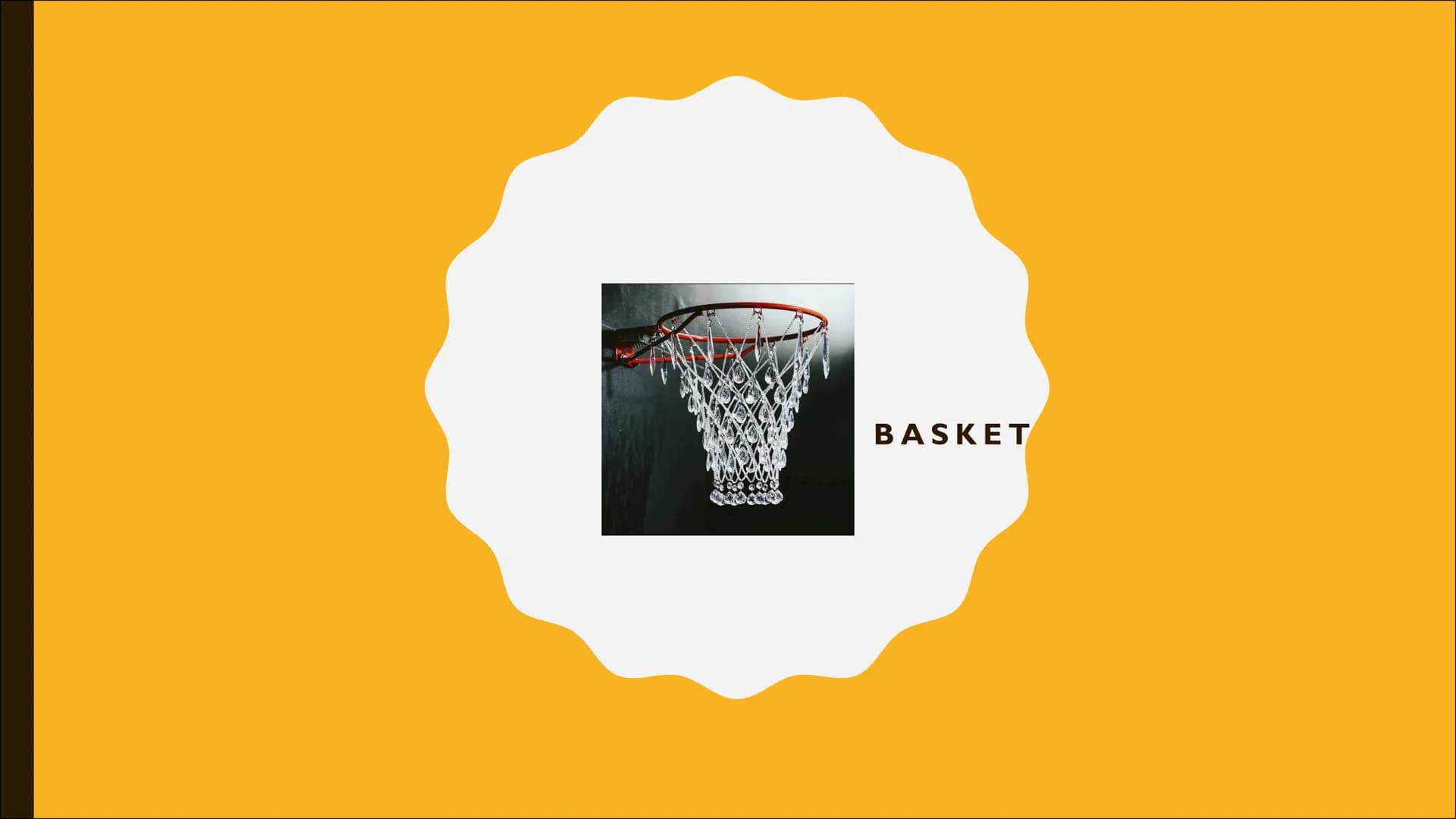 BASKET # L'AREA DI GIOCO

• Il campo è diviso in due dalla linea mediana

La linea di tiro libero è posta a 5,80 m dalla lineadi fondo campo