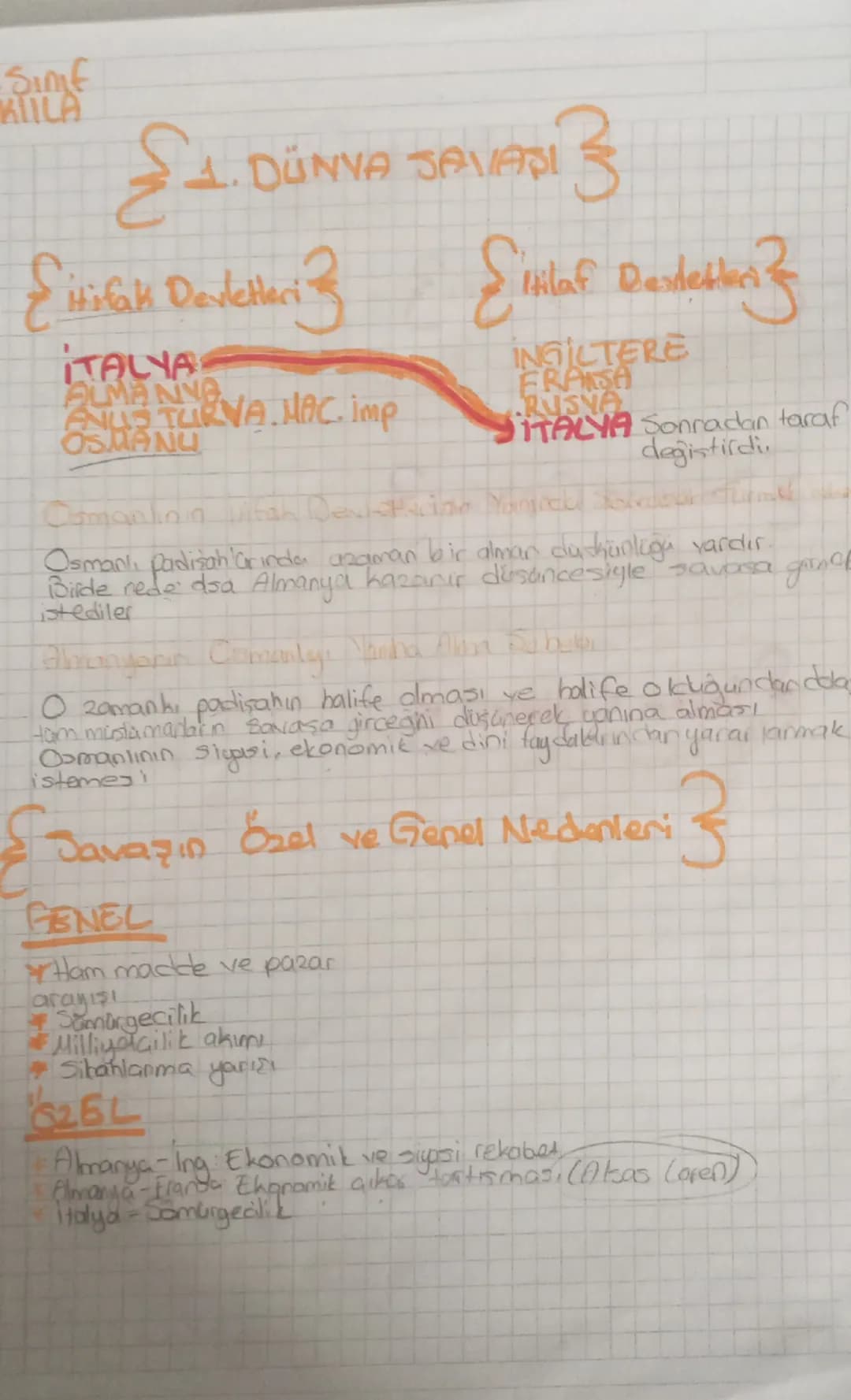 Simf
KIILA

1. DÜNYA SAVAŞI

Eitifak Devletleri Eitilaf Destekleri
ITALYA
ALMANNO
ATUS TURVA MAC. imp
OSMANU
INGİLTERE
FRANSA
RUSNA
JITALYA 