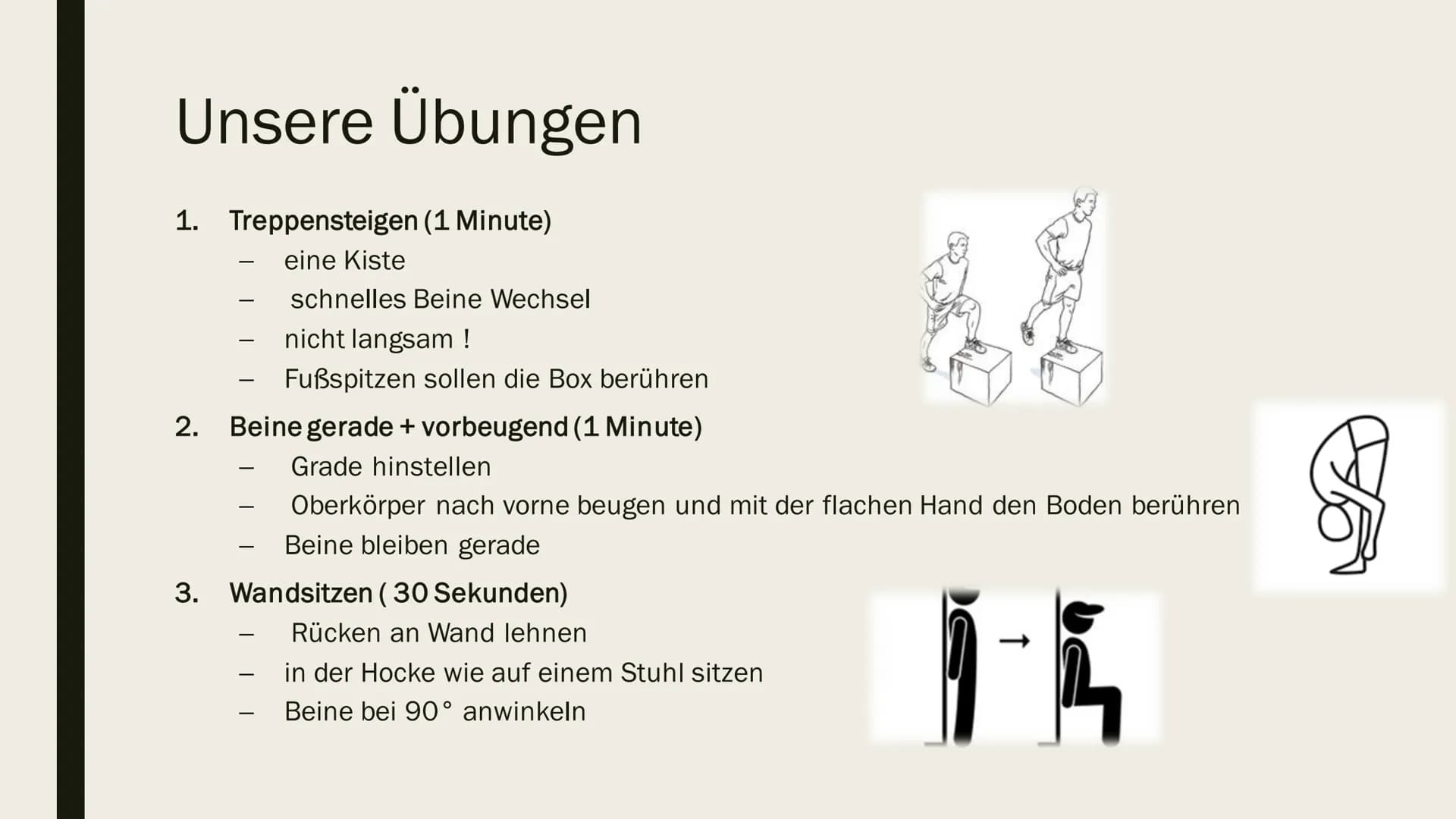 # BEINMUSKULATUR

PowerPoint Inhalt

- Was ist eine Beinmuskulatur
  - Welche Funktion hat sie
- Beinmuskulatur im Alltag
  - Wie wichtig is