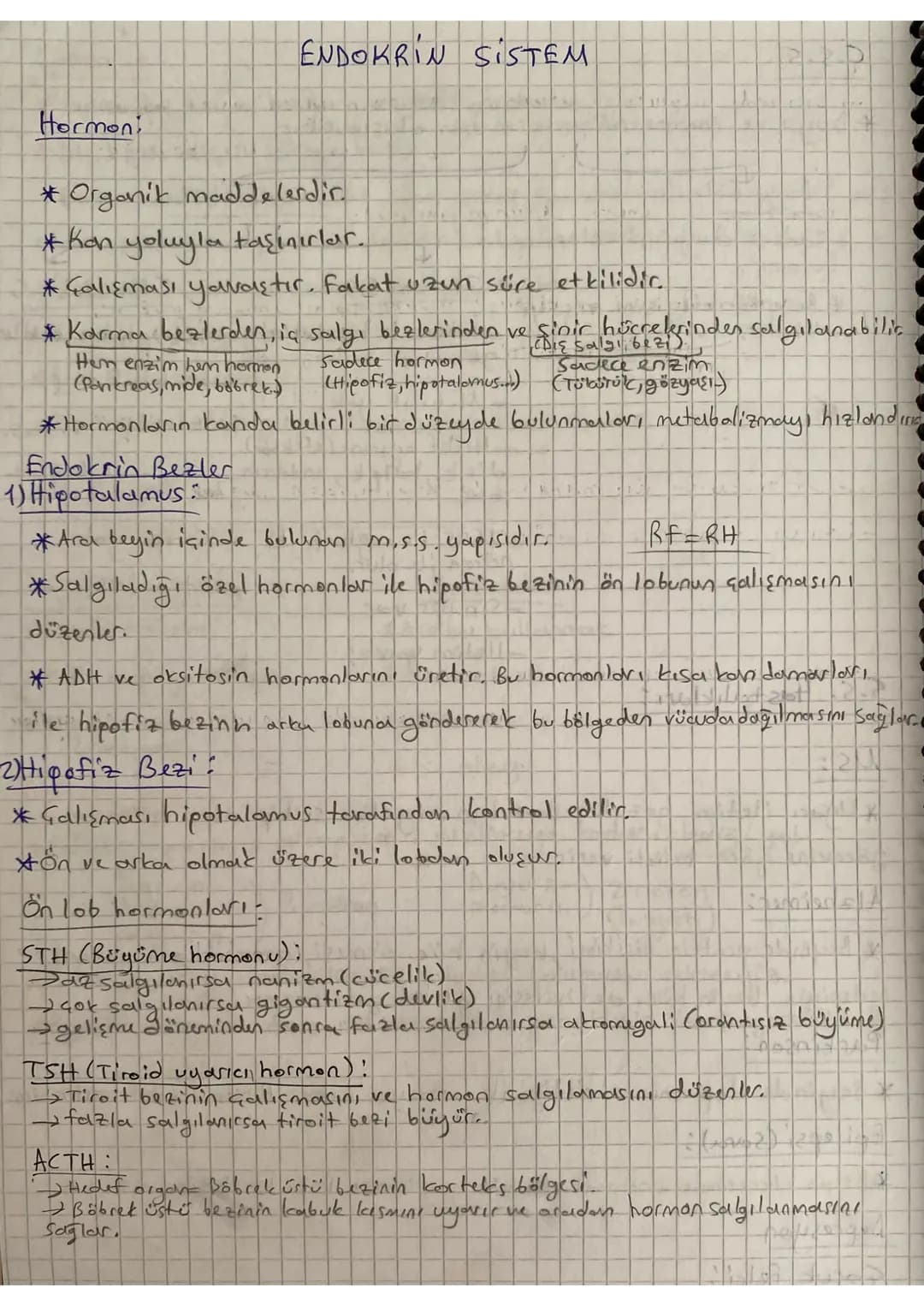ENDOKRIN SISTEM

Hormon:

* Organik maddelerdir.
*Kan yoluyla taşınırlar.
* Çalışması yavaştır, fakat uzun süre etkilidir.
*Karma bezlerden,