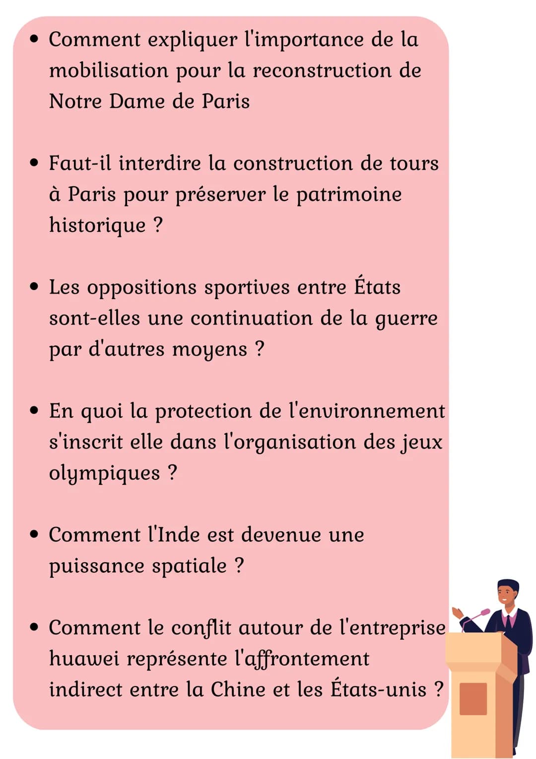 # Série générale

14 sujets pour le Grand Oral
en HGGSP - La télévision est-elle un média voué à
disparaître ?
- Quelle est la place de la f