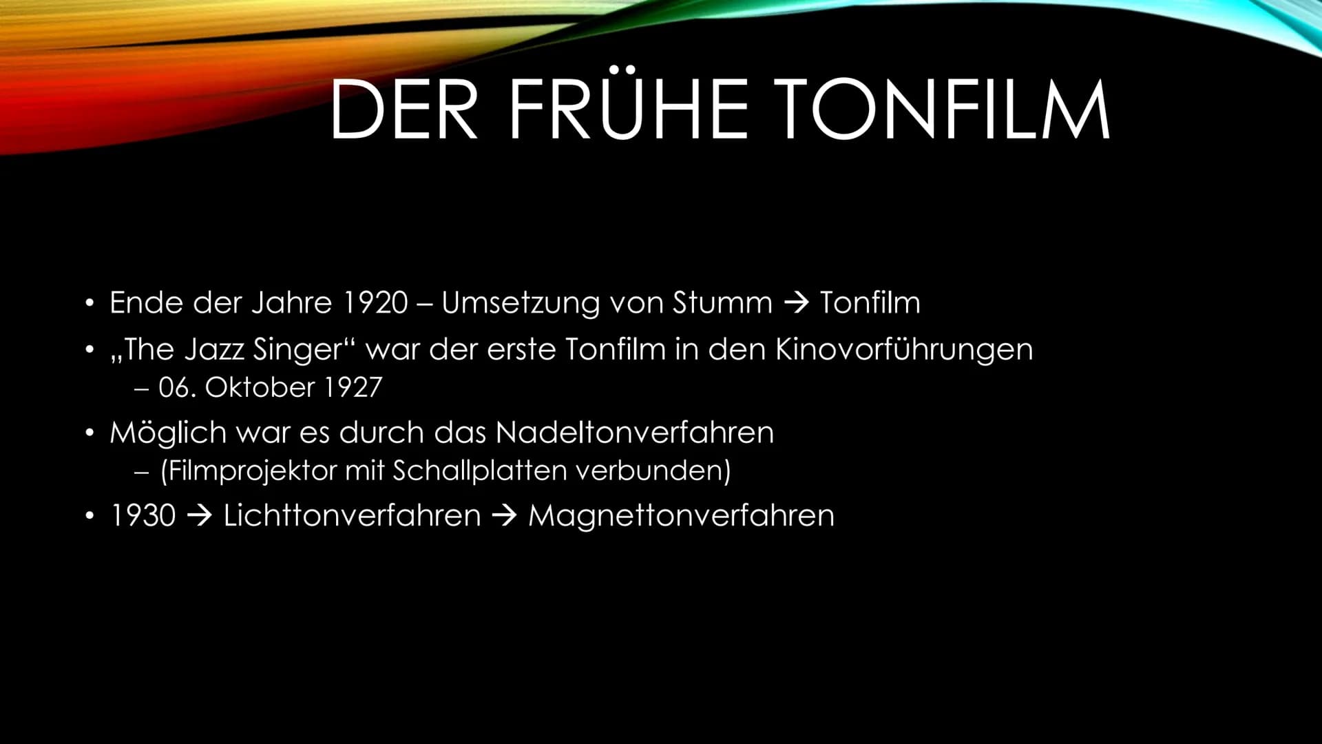 # DER STUMMFILM

Der frühe TONFILM

(Kim Nhi & Emincan) # DER STUMMFILM

*   Entstand Ende des 19. Jahrhunderts
    *   In Westeuropa & in d