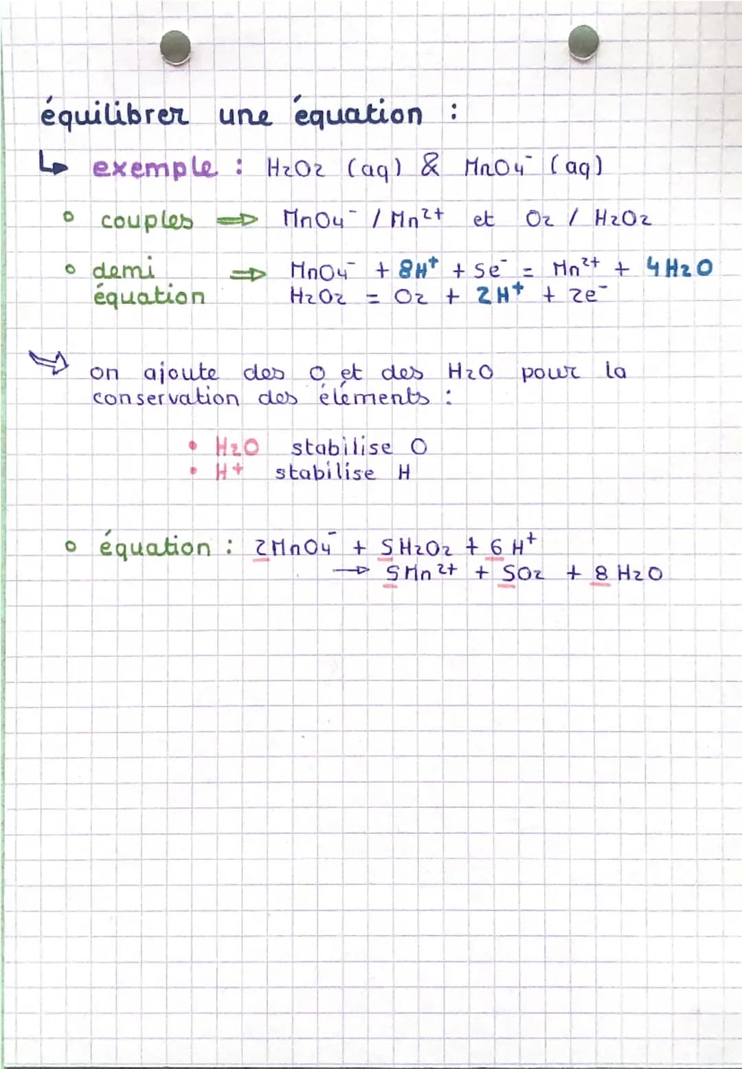 # Chapitre 3:

Les réactions d'oxydoréduction

couple oxydant / réducteur :

Loxydant $\rightarrow$ capte des électrons.

reducteur $\righta