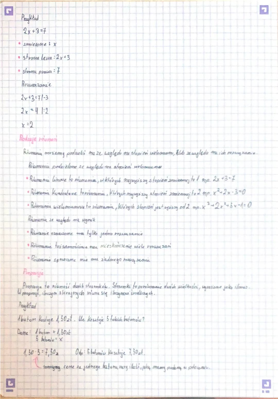 # Wyrażenia algebraicame
came a rownania

Prekształcanie wyniżen algebraicznych

Prekształcanie wyrażeń algebruscznych to uproszczane myszeń