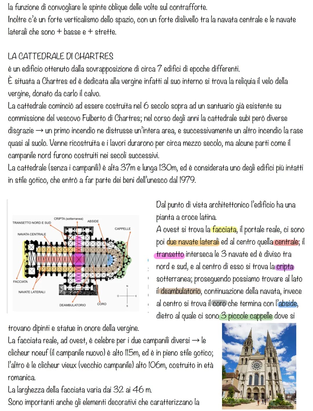 # IL GOTICO

L'architettura gotica si sviluppa tra il 1200 e il 1300.

Il termine "gotico" inizialmente assume un valore dispregiativo perch