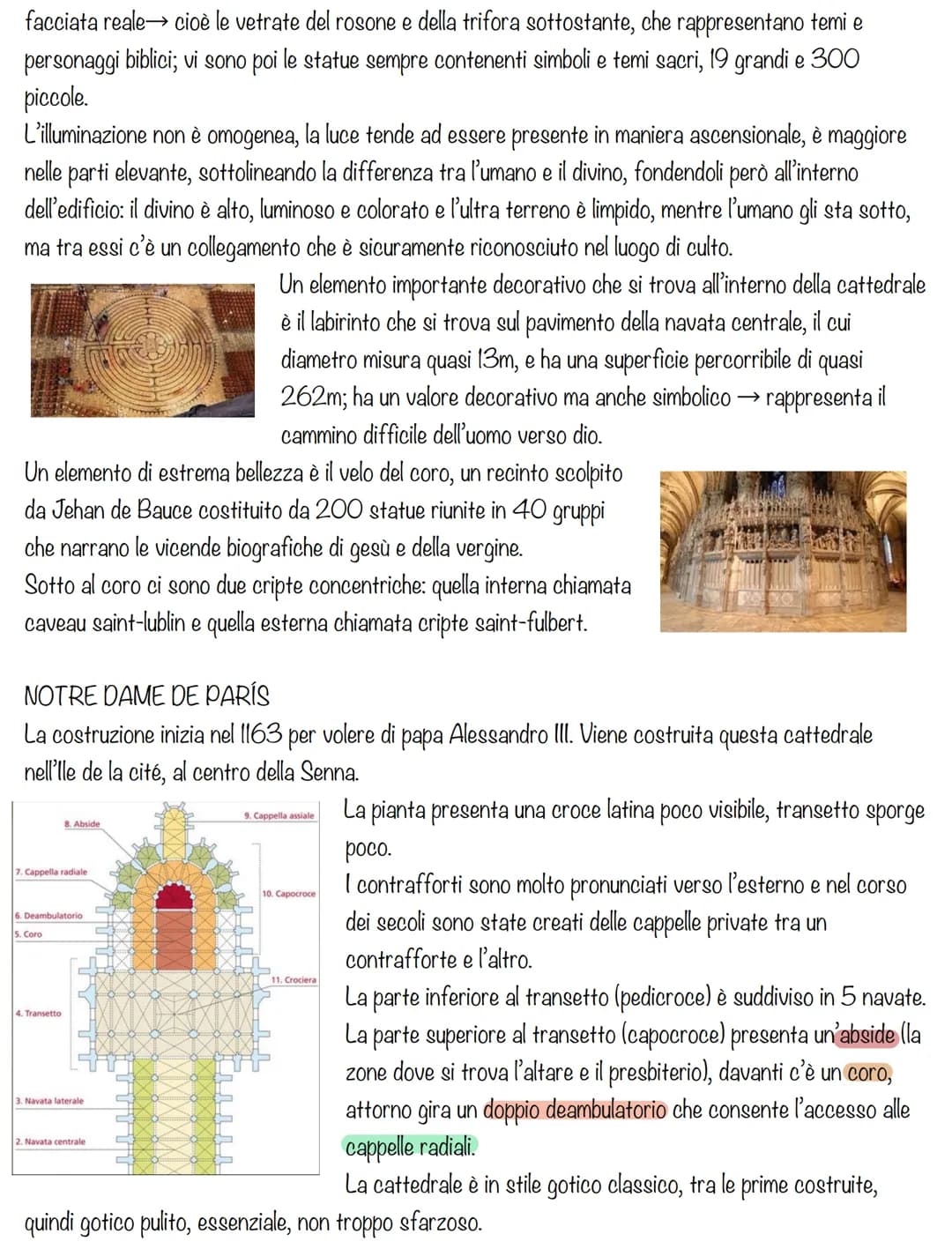 # IL GOTICO

L'architettura gotica si sviluppa tra il 1200 e il 1300.

Il termine "gotico" inizialmente assume un valore dispregiativo perch