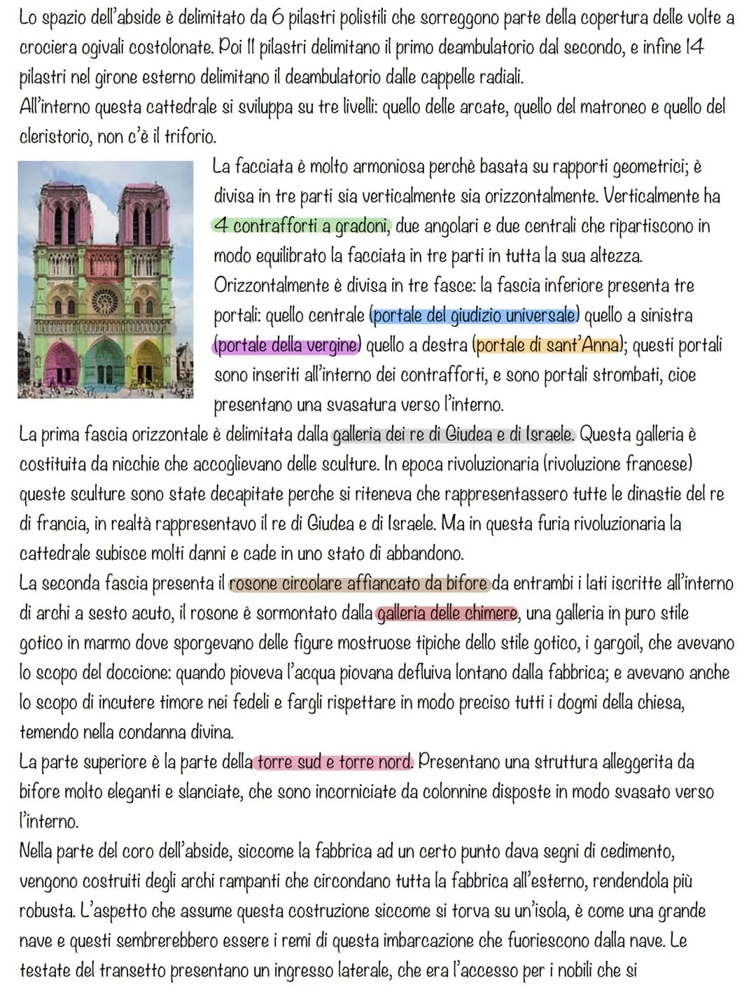 # IL GOTICO

L'architettura gotica si sviluppa tra il 1200 e il 1300.

Il termine "gotico" inizialmente assume un valore dispregiativo perch