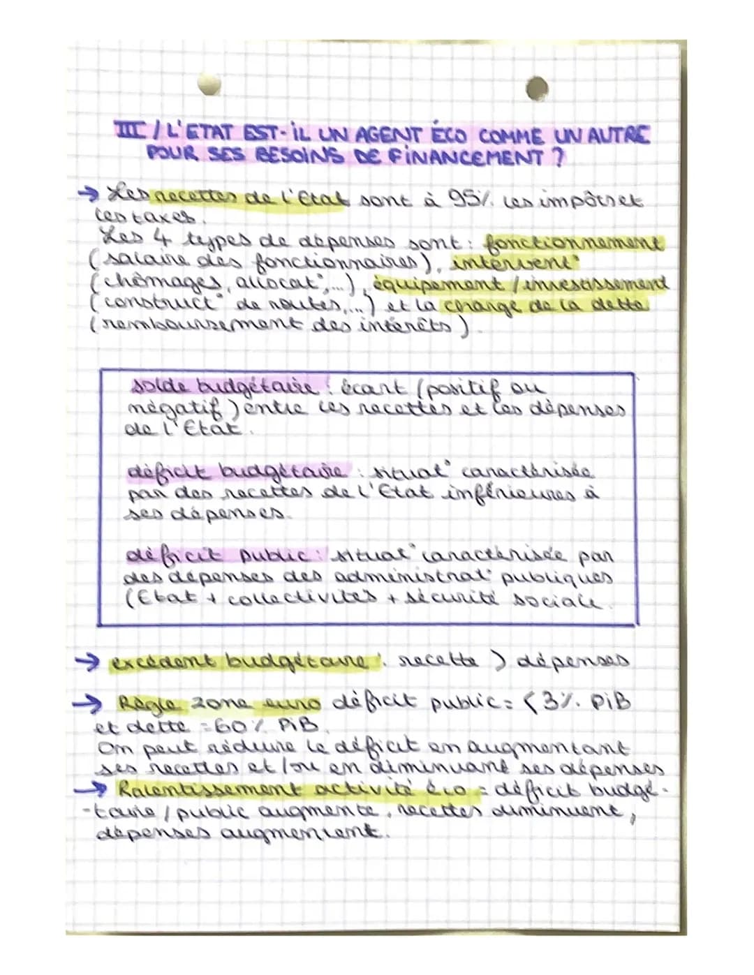 Sc. éco

→CH.9: COMMENT LES AGENTS ÉCO SE FINANCENT-ILS?

I/QUELS SONT LES PRINCIPES DE FINANCEMENT
DE L'ECO?

Financement de l'éco: désigne