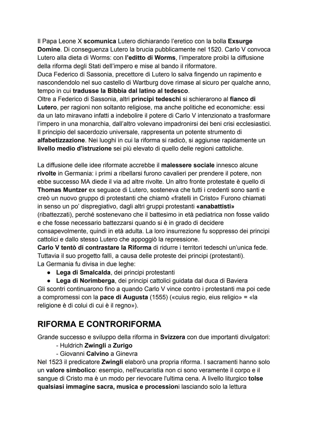 # RIFORMA PROTESTANTE

ANTEFATTI

- La chiesa era molto potente e ricca
- C'era il fenomeno della simonia per cui si compravano le cariche
e