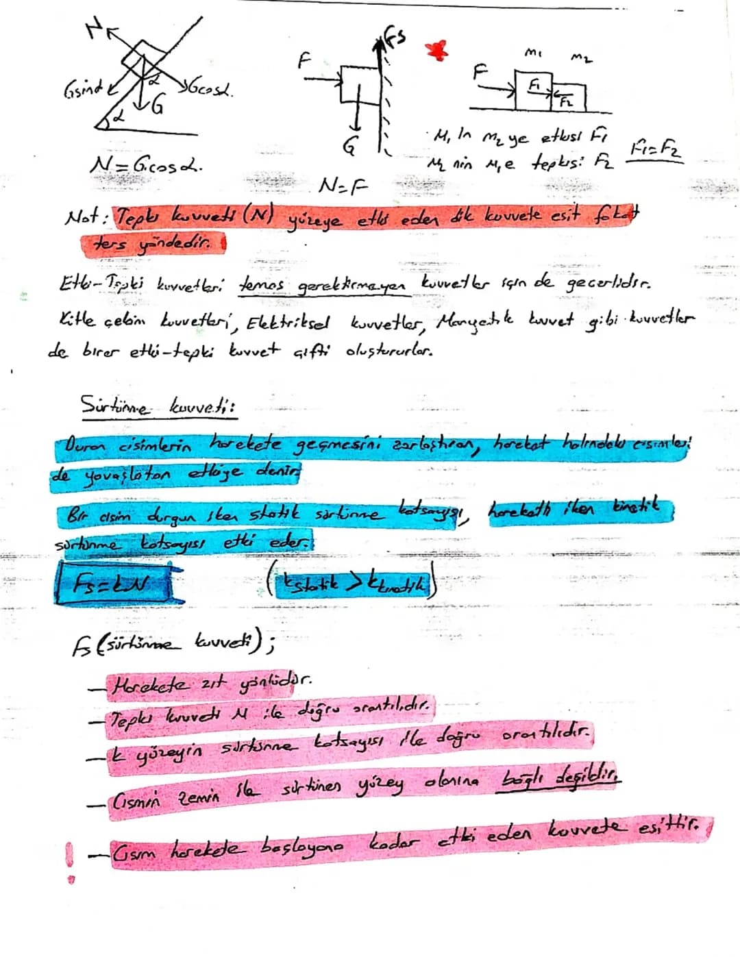 NEWTON UN HAREKET
YASAL ARI

1). Eylemsizlik Yososı: Bir cisme etti eden kuvvet yok ise vajo etti eden
kuvetlerin bileşkesi sıfır ise cisim 