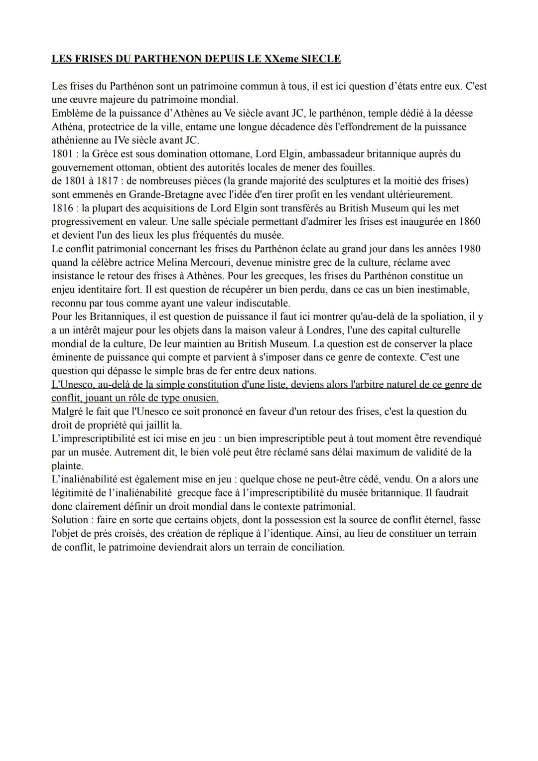 # HGGSP THEME 2: identifier, protéger et
valoriser le patrimoine : enjeux géopolitiques

patrimoine: vient du latin «patrimonium », l'hérita