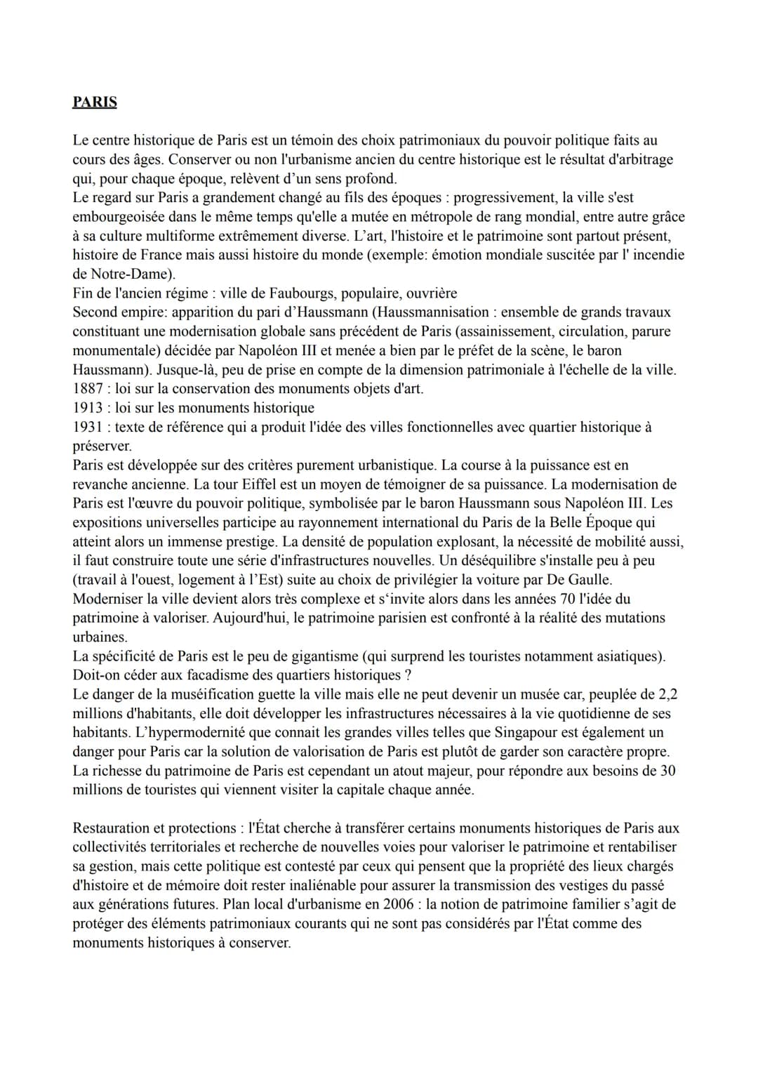 # HGGSP THEME 2: identifier, protéger et
valoriser le patrimoine : enjeux géopolitiques

patrimoine: vient du latin «patrimonium », l'hérita