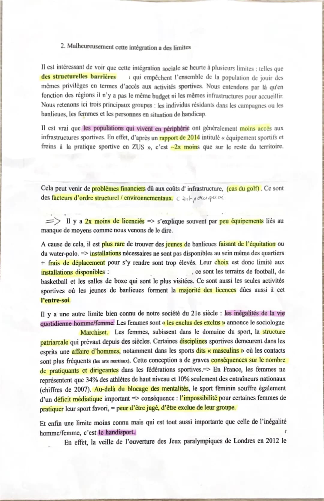 # Le sport est-il facteur d'insertion sociale ?

Le sport a longtemps été considéré comme une activité réservée aux classes les plus aisées 