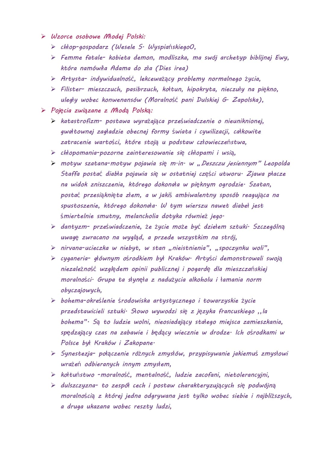 ➤ Nazwy epoki:
Młoda Polska
➤ Młoda Polska- pochodzi od artykułów Artura Górskiego publikowanych w
tamtym czasie.,
➤ modernizm-(od fr-modern