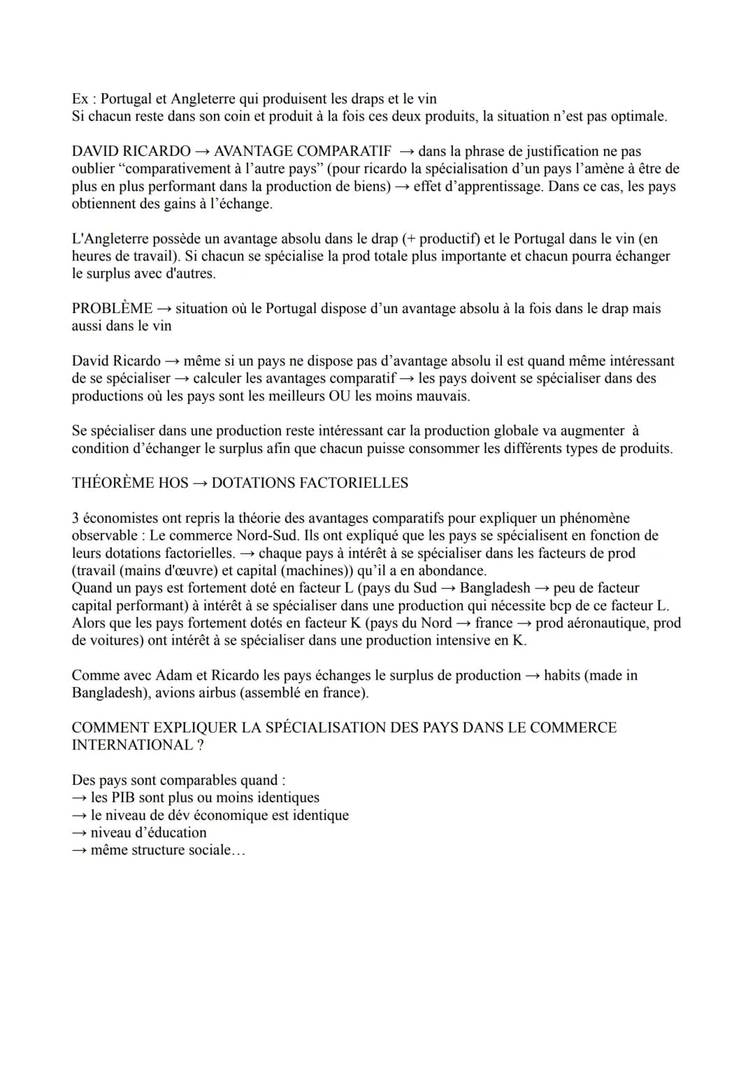 # Le commerce international

LE COMMERCE INTERNATIONAL C'EST QUOI ?
Désigne les échanges de produits entre pays → matière première: blé, pét
