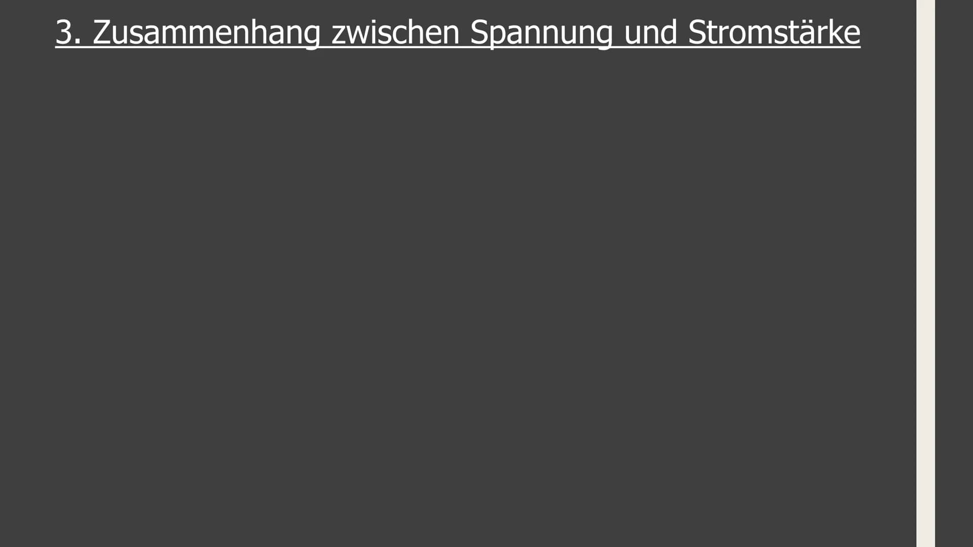 # GFS im Fach Physik

## Zum Ohmschen Gesetz # Aufbau:

1. Elektrische Grundgrößen (Stromstärke und Spannung)
2. Zusammenhang zwischen diese