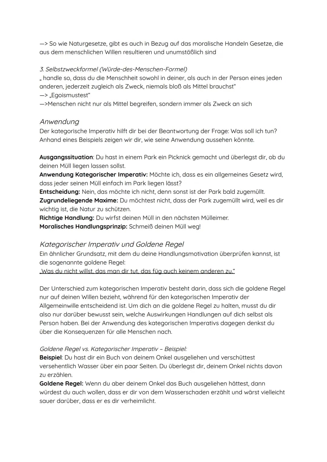 # Kant und der Kategorische Imperativ

Biografie Kant:

• Kant wurde am 22. April. 1724 in Königsberg geboren
Ging bereits als 8-jähriger au