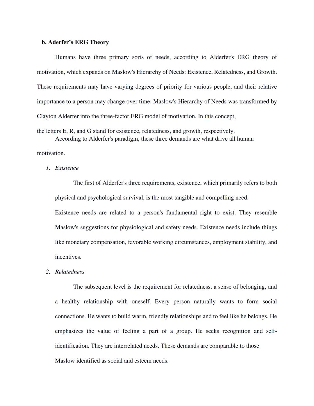 I. INTRODUCTION

According to Nader (2019), two factors affect an individual's performance: the type of
existing leadership and personal mot