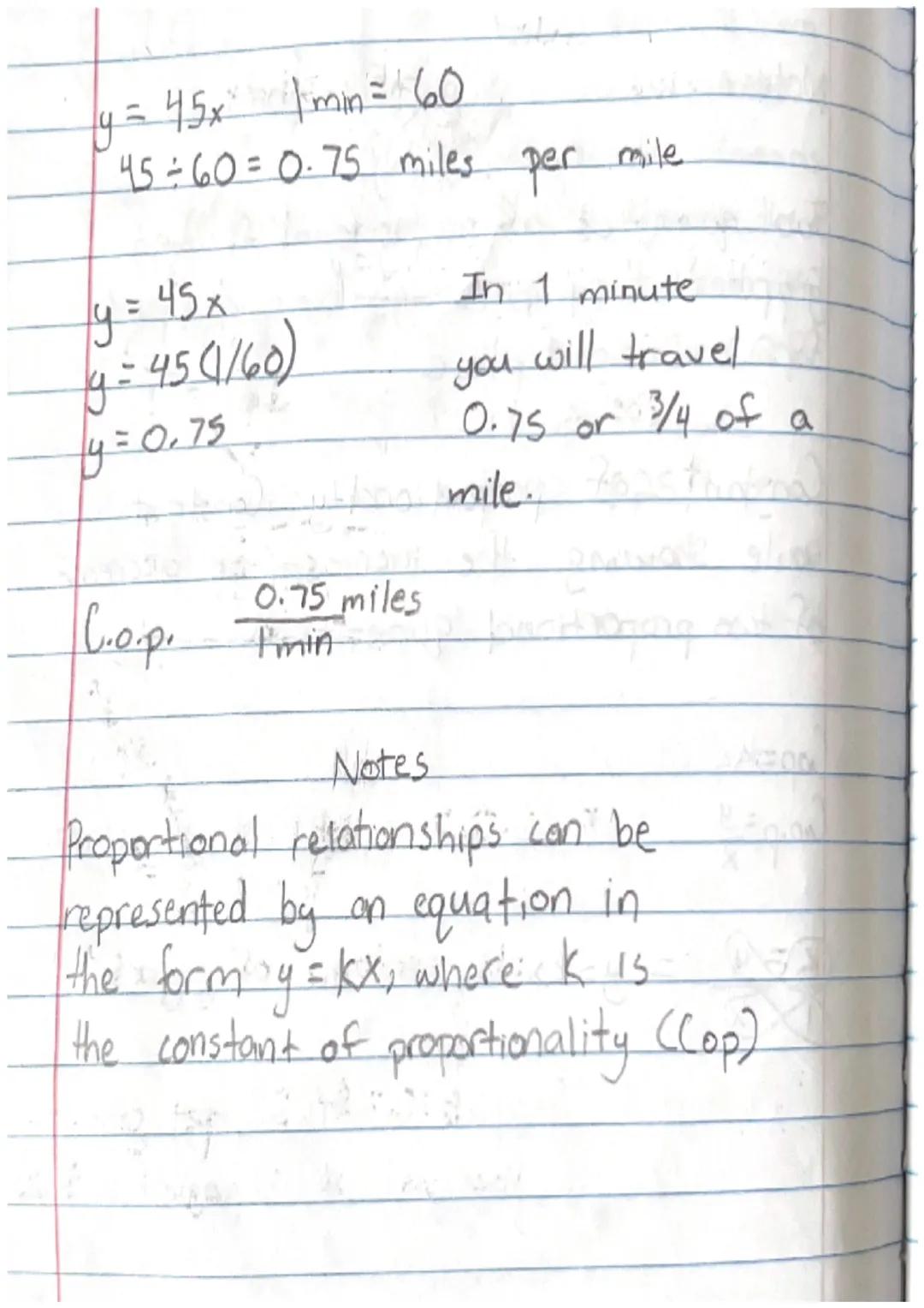 4
Note
A proportional relationship will have a graph
that is a straight line the origin con
A
Proportional
Nonproportional
89
20 40 60 80 10
