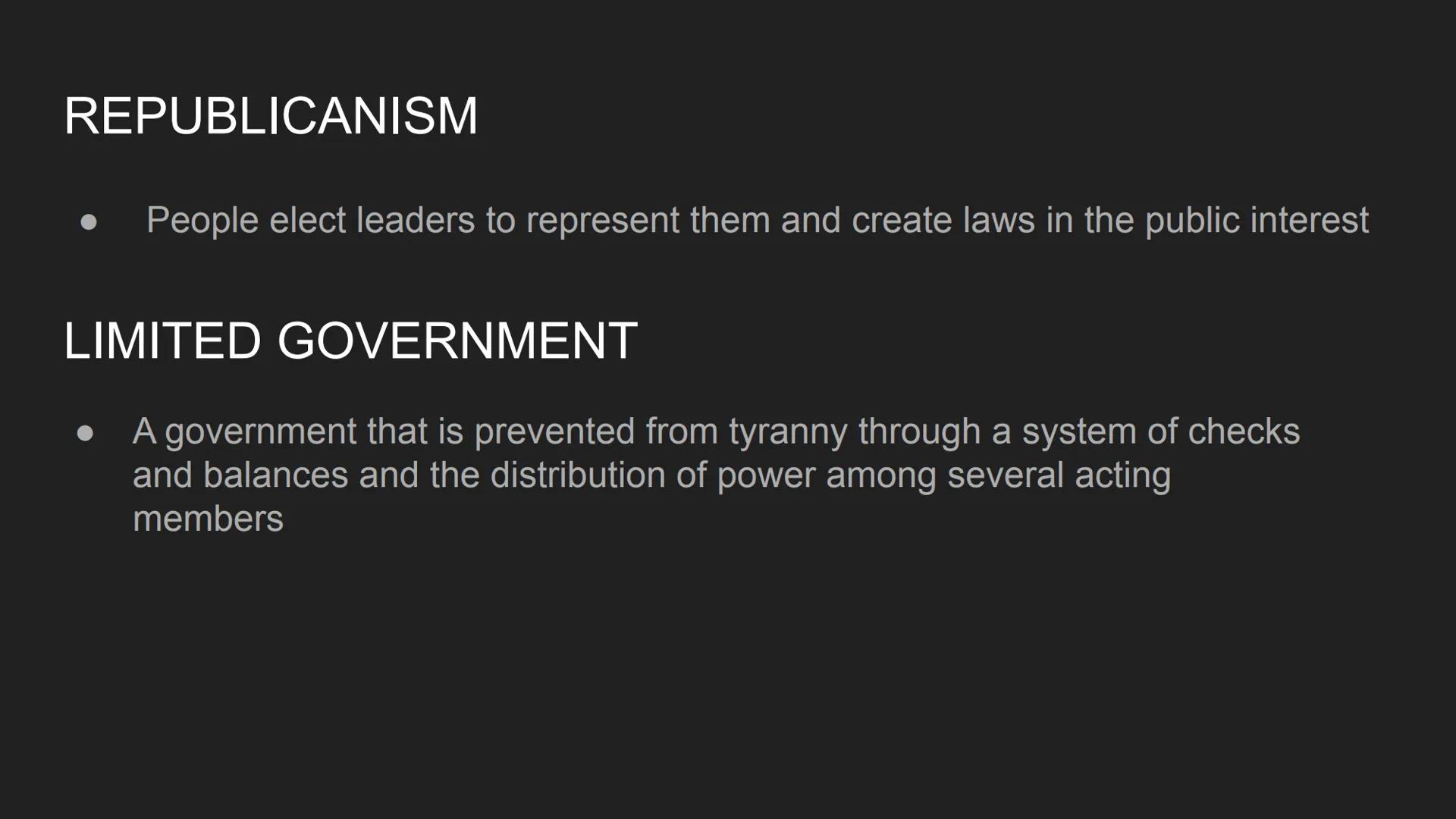 # AP US GOVERNMENT AND
# POLITICS UNIT 1 SUMMARY
# REVIEW NATURAL RIGHTS

• Rights people possess by natural law apart from a government

PO