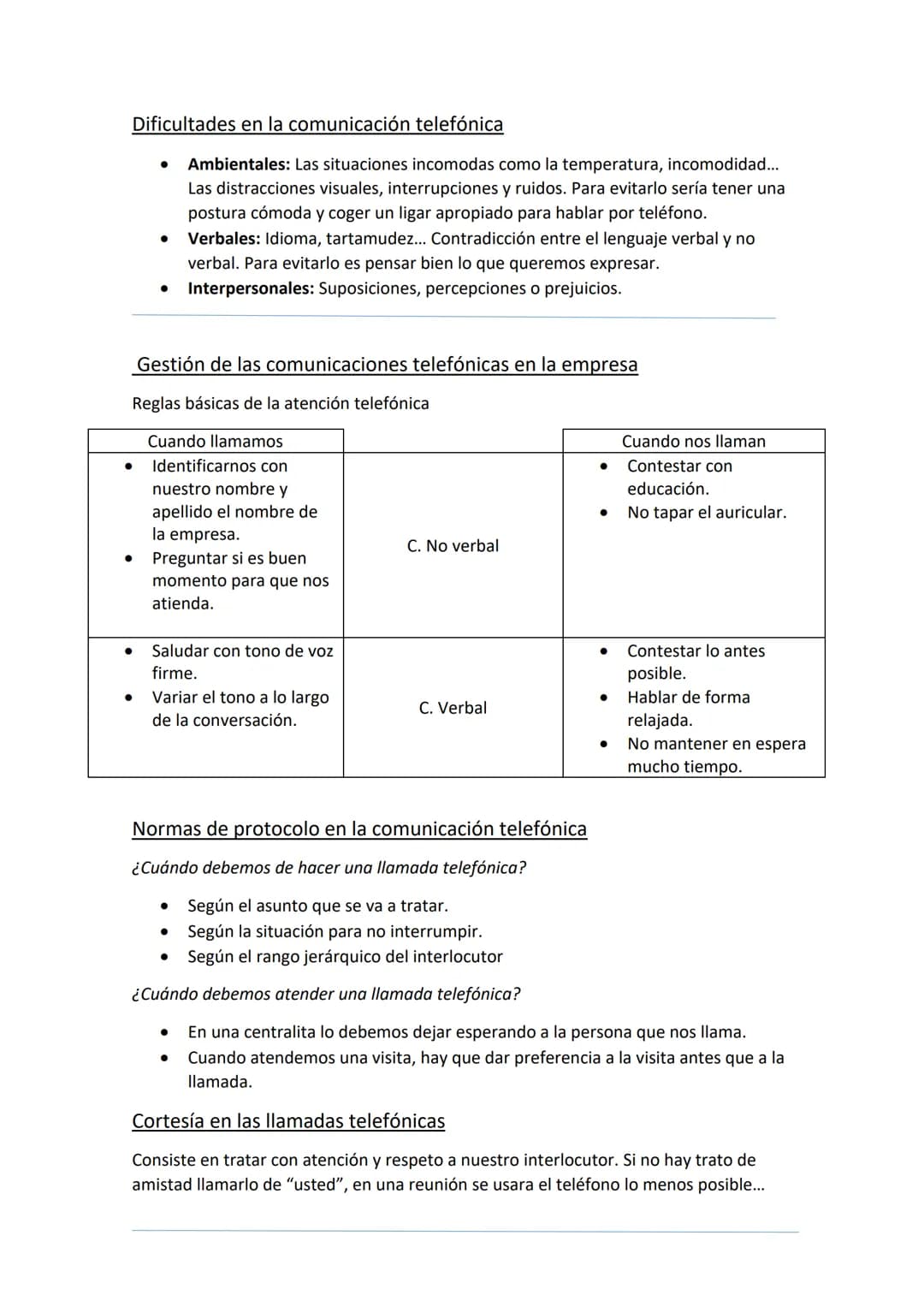 # TEMA 3: COMUNICACIÓN TELEFÓNICA Y
TELEMÁTICA

El proceso de comunicación telefónica

Elaboración
del mensaje

Transmisión del mensaje

Com