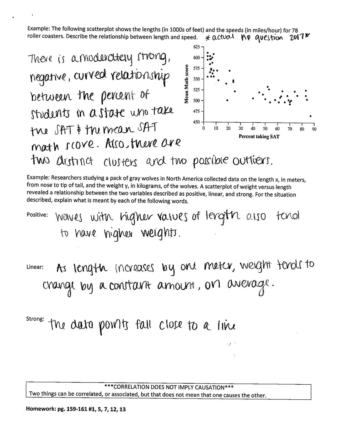 Chapter 3: Describing Relationships

3.1 Scatterplots and Correlation

Learning Objectives
-Identify explanatory and response variables in s
