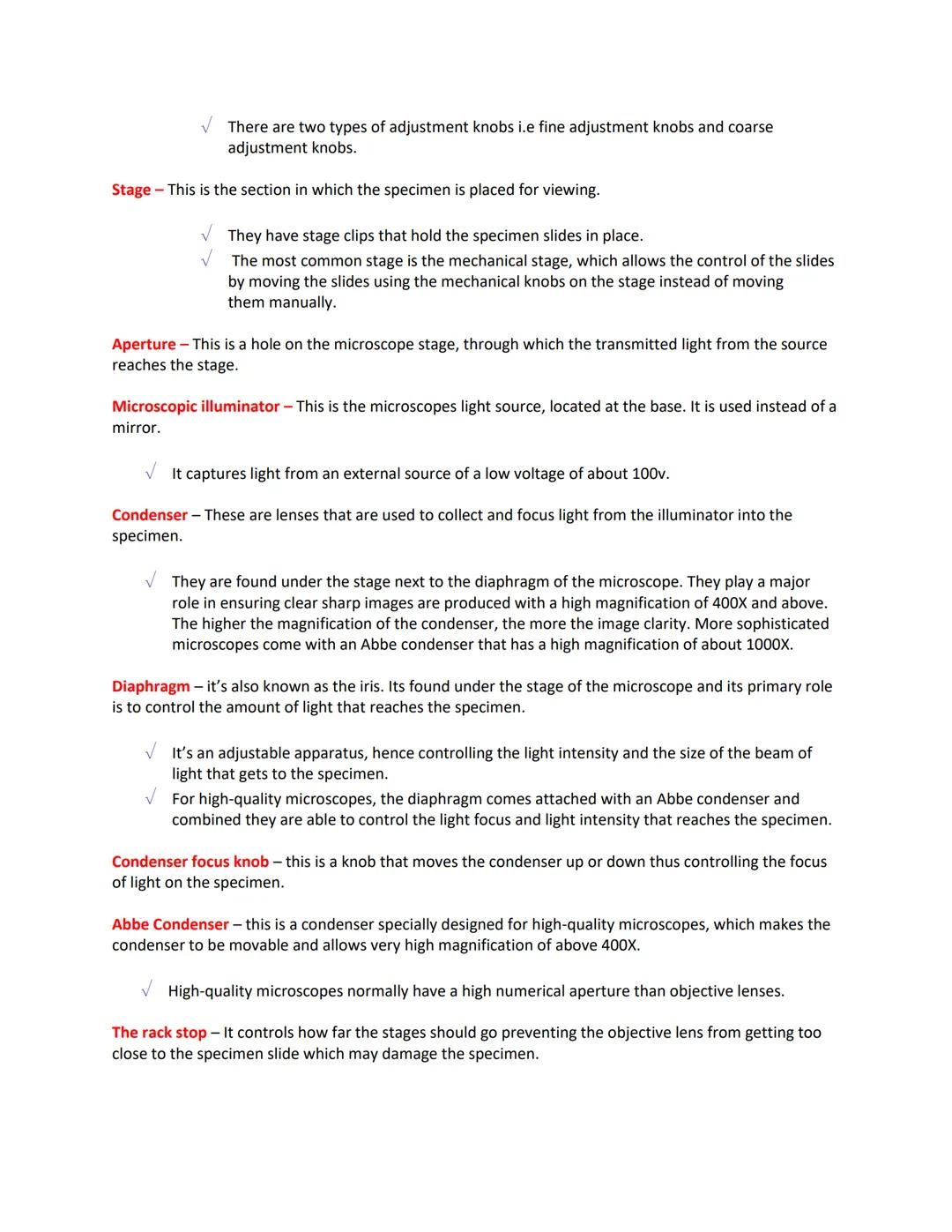 # PARTS OF A MICROSCOPE WITH FUNCTIONS AND LABELED DIAGRAM
What are Microscopes?
➤ Microscopes are instruments that are used in science labo