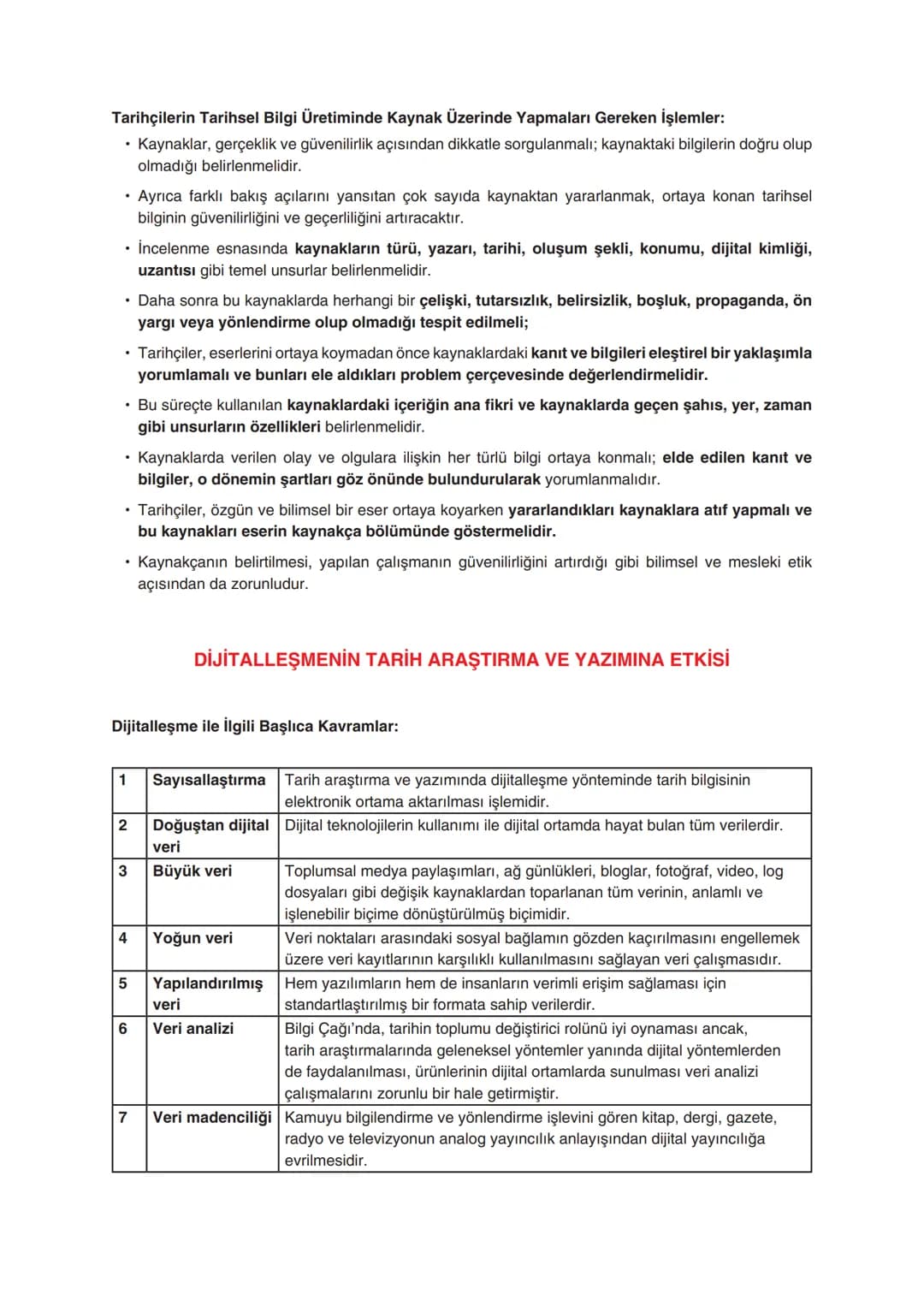 # I. ÜNİTE

# GEÇMİŞİN İNŞA SÜRECİNDE TARİH

## TARİH ÖĞRENMENİN FAYDALARI

Milli Bilinç: Millî bilinç, bir milletin birliğinden ve ortak du