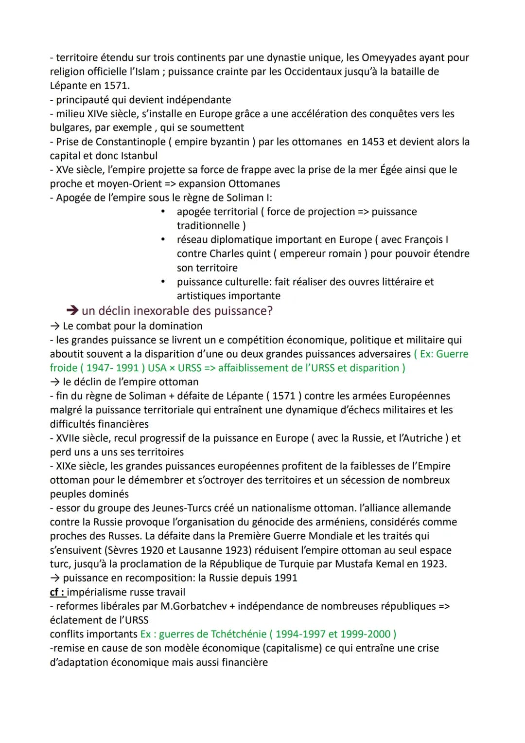 # ANALYSER LES DYNAMIQUES DES PUISSANCES

# INTERNATIONALES

Puissance: capacité qu'a un État à peser dans un rapport de forces donné et de 