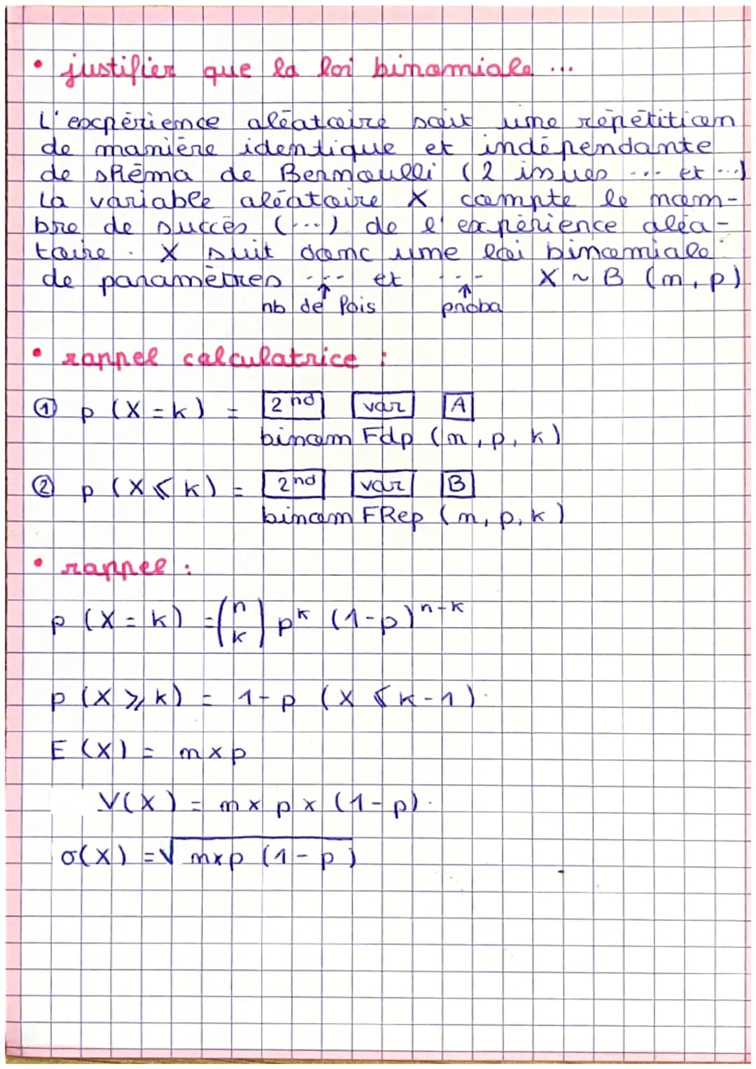 # probabilité

• arbre pomdère:

B

A

P
1-元
B

B
1-p

A

1-

A

B

• Pormule des probabilité conditionnelles :

@p (AMB) = P(A) xp (B)

②P(